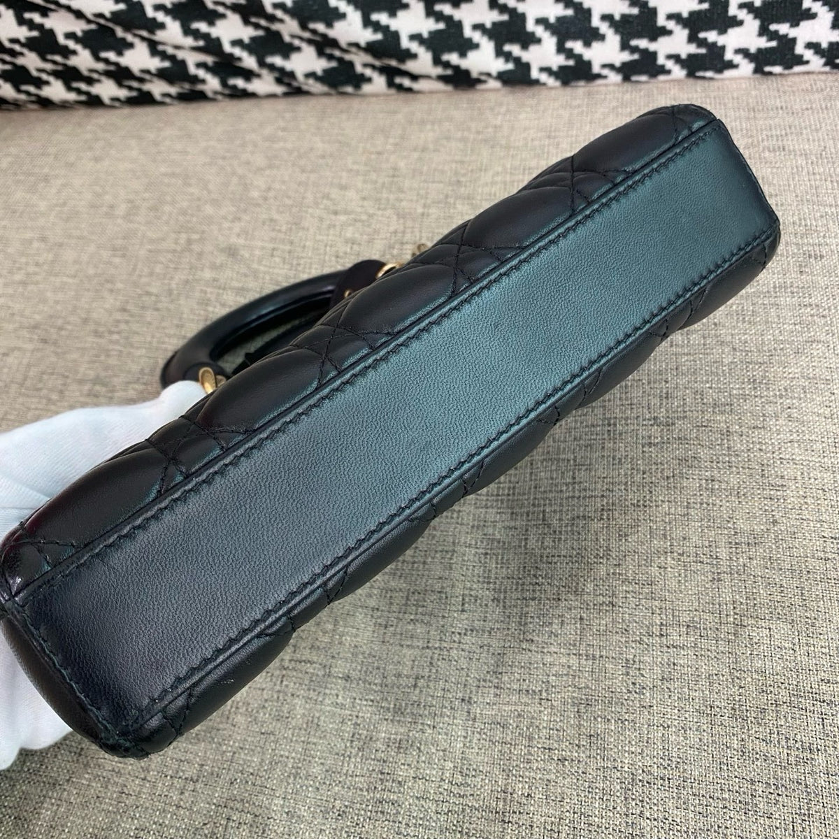 Dior - Lady Dior - Leather - Black - (Small)