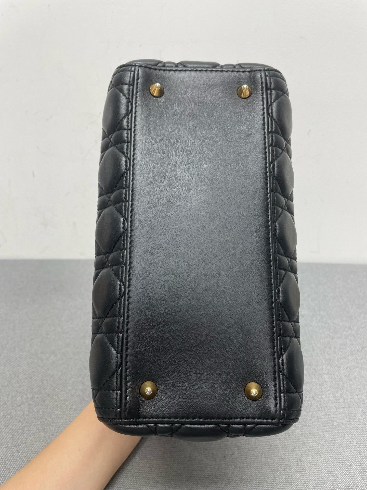 Dior - Lady Dior - Leather - Black - (Small)