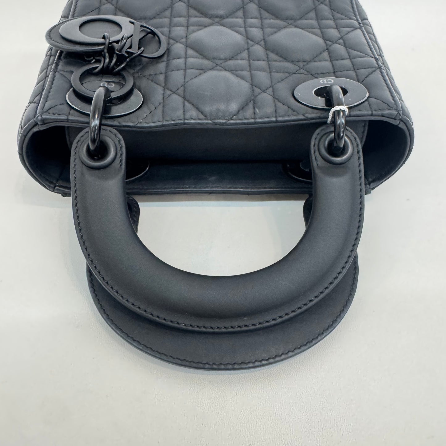 Dior - Lady Dior - Leather - Black - (small)