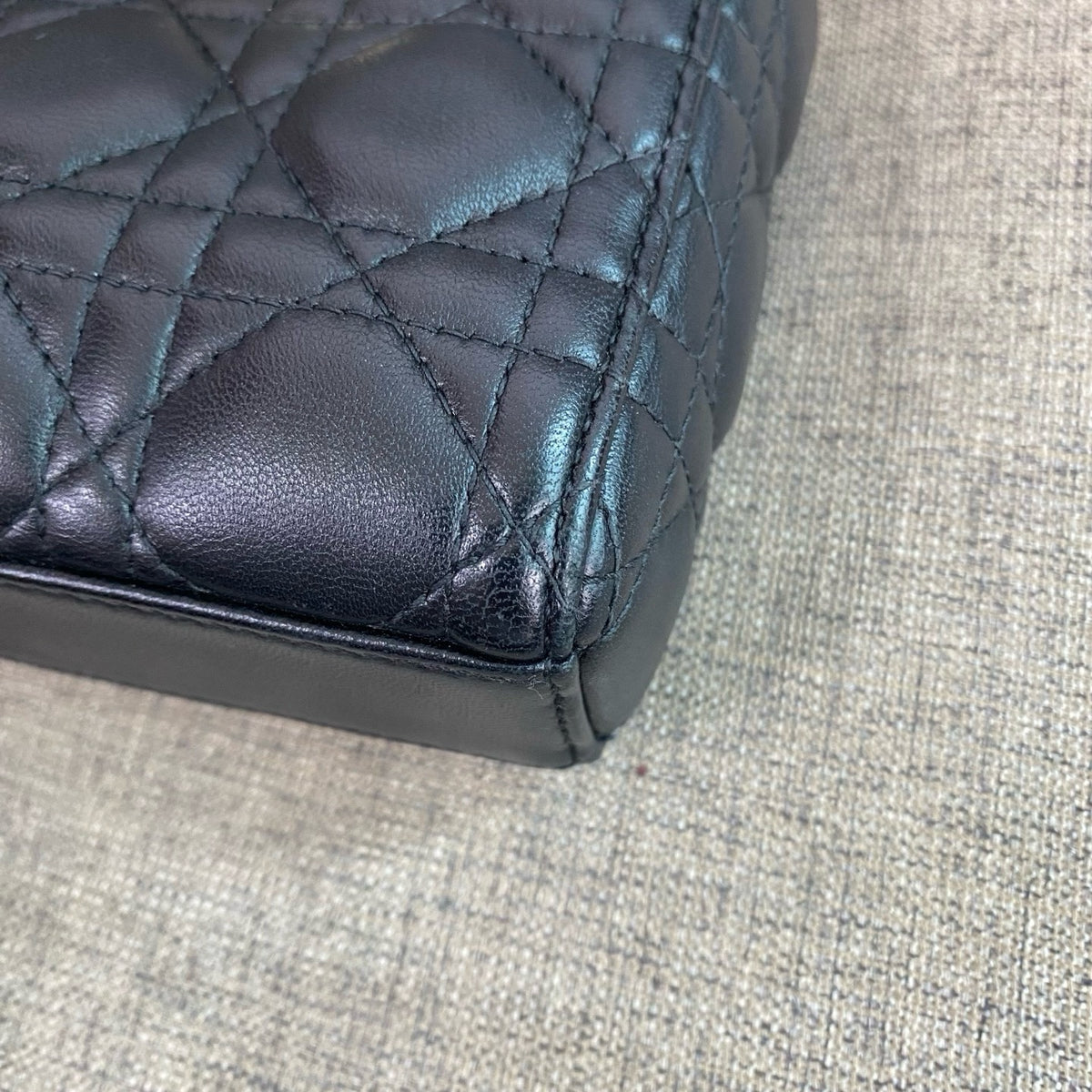 Dior - Lady Dior - Leather - Black - (Small)