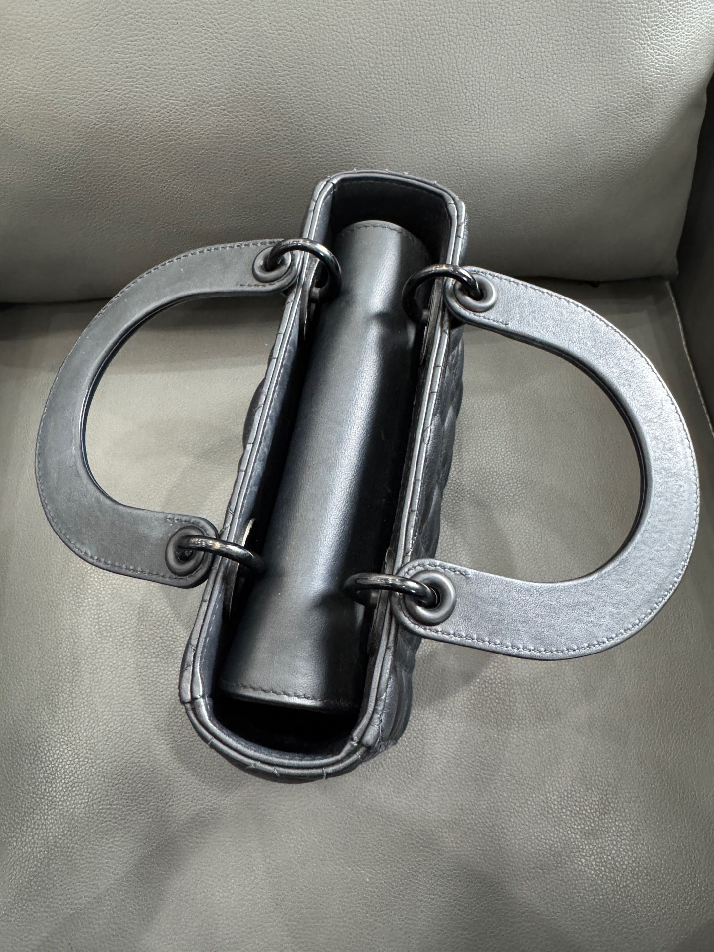 Dior - Lady Dior - Leather - Black - (small)
