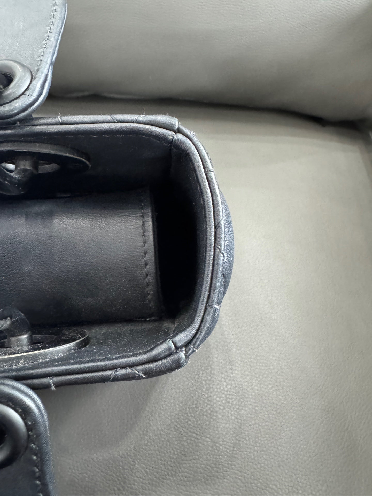 Dior - Lady Dior - Leather - Black - (small)