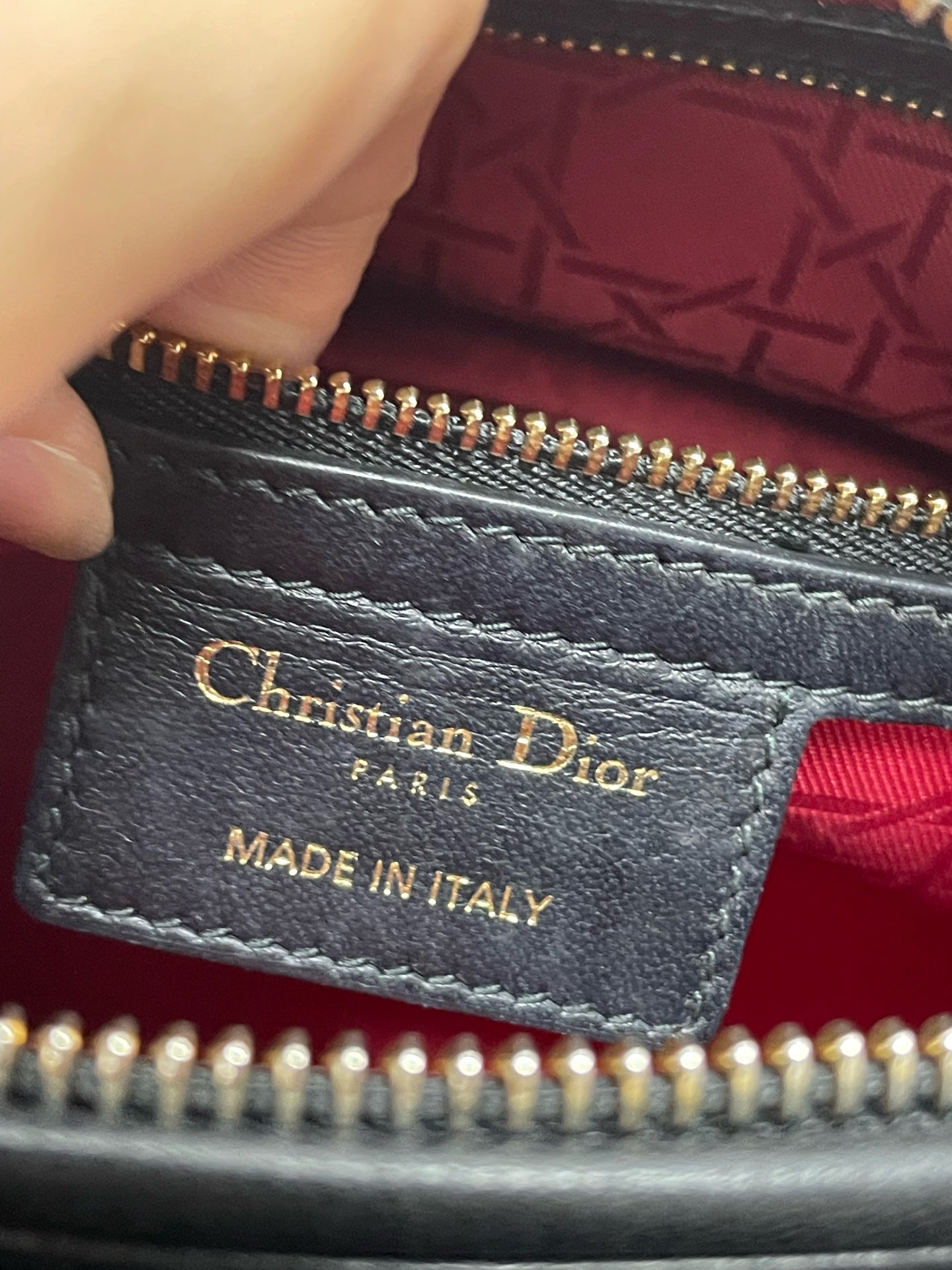 Dior - Lady Dior - Leather - Black - (Small)