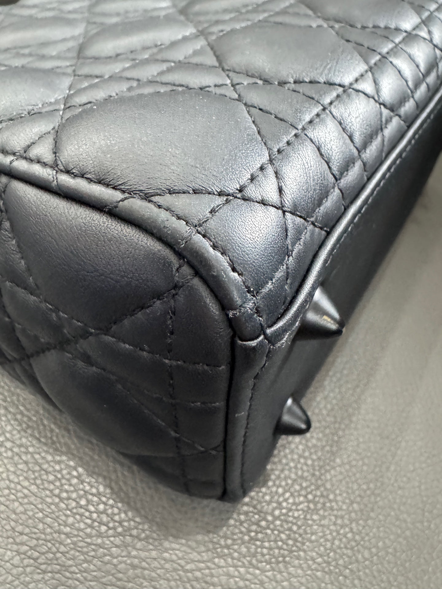 Dior - Lady Dior - Leather - Black - (small)