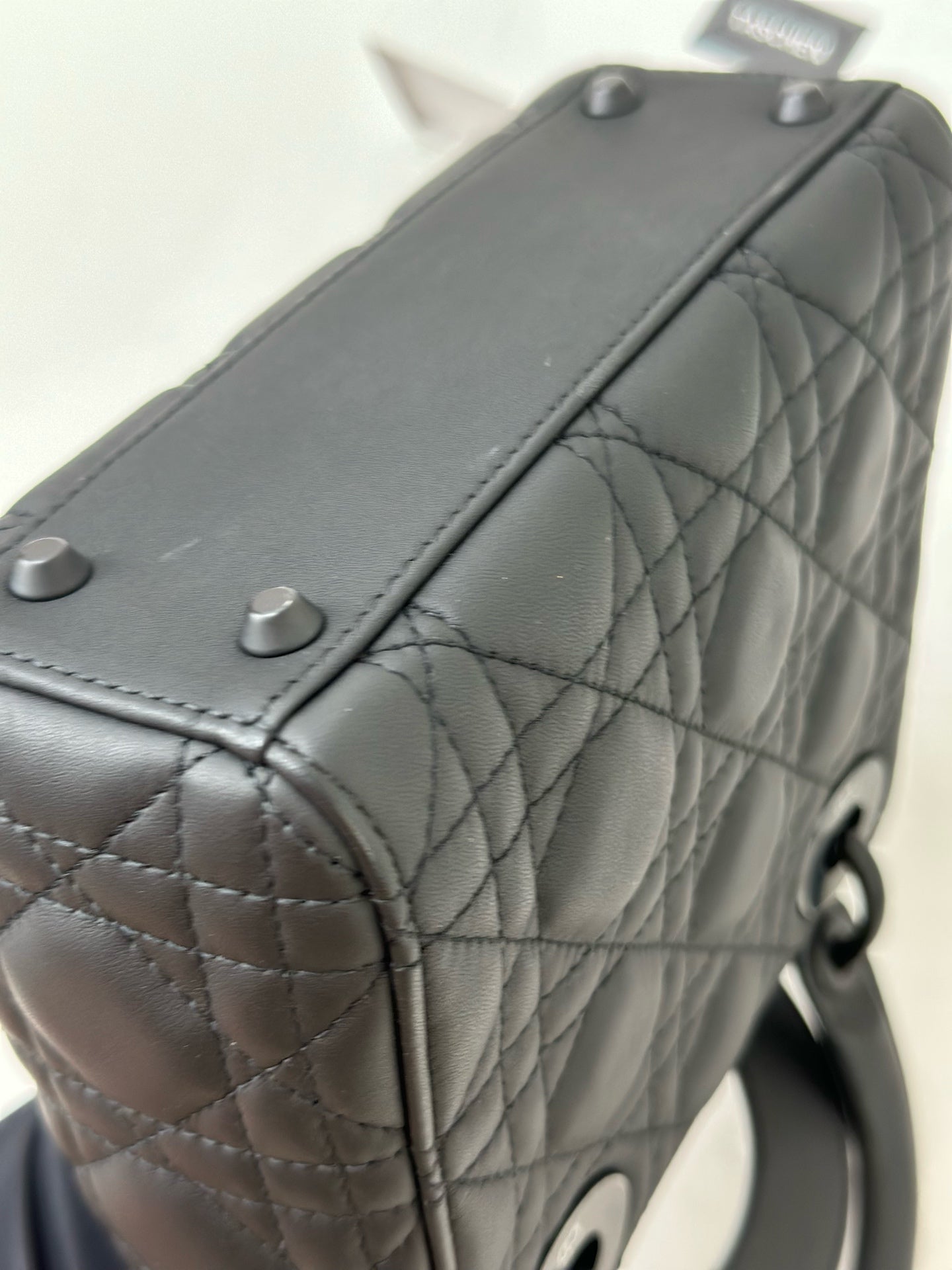 Dior - Lady Dior - Leather - Black - (small)