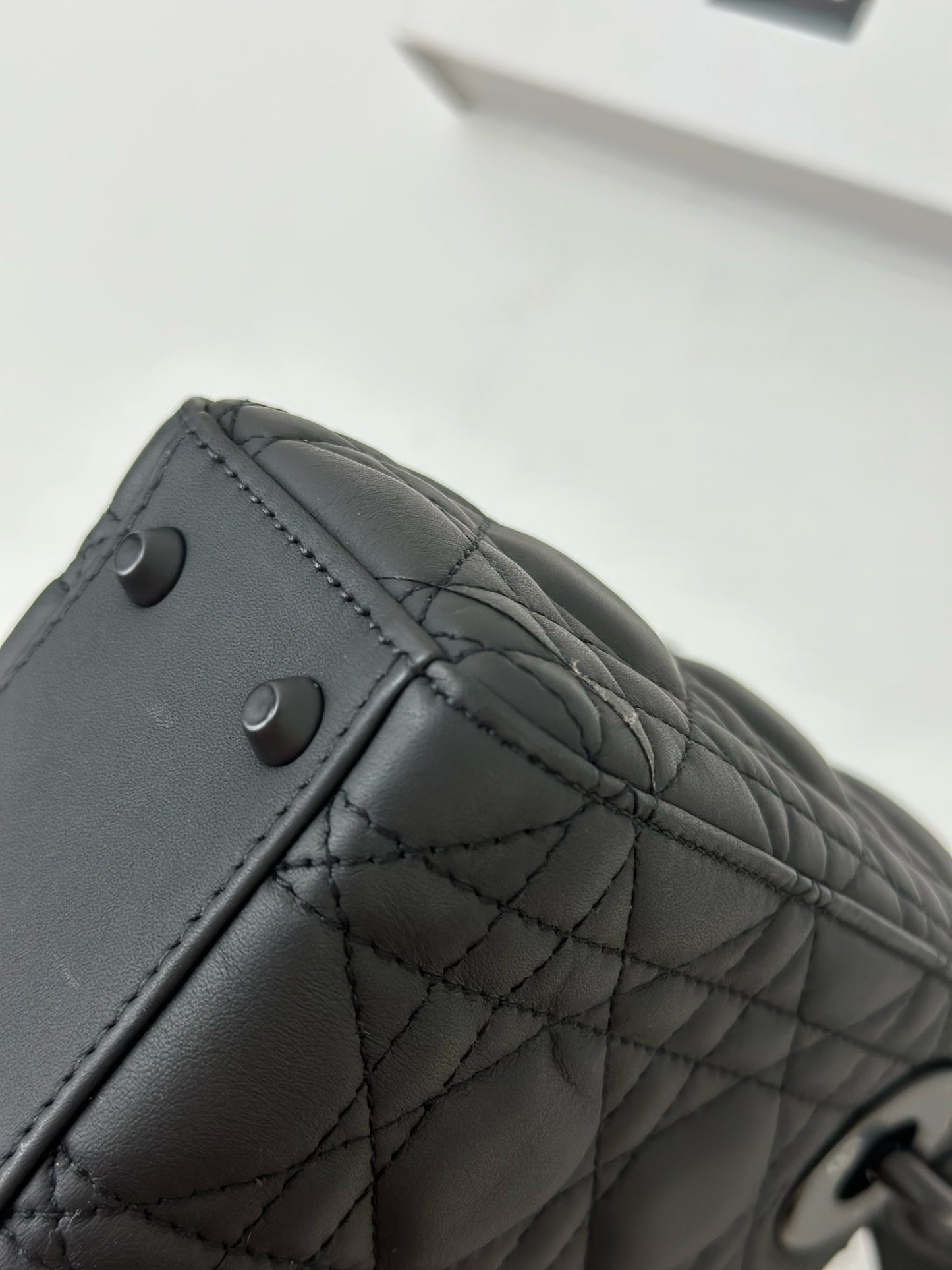 Dior - Lady Dior - Leather - Black - (small)