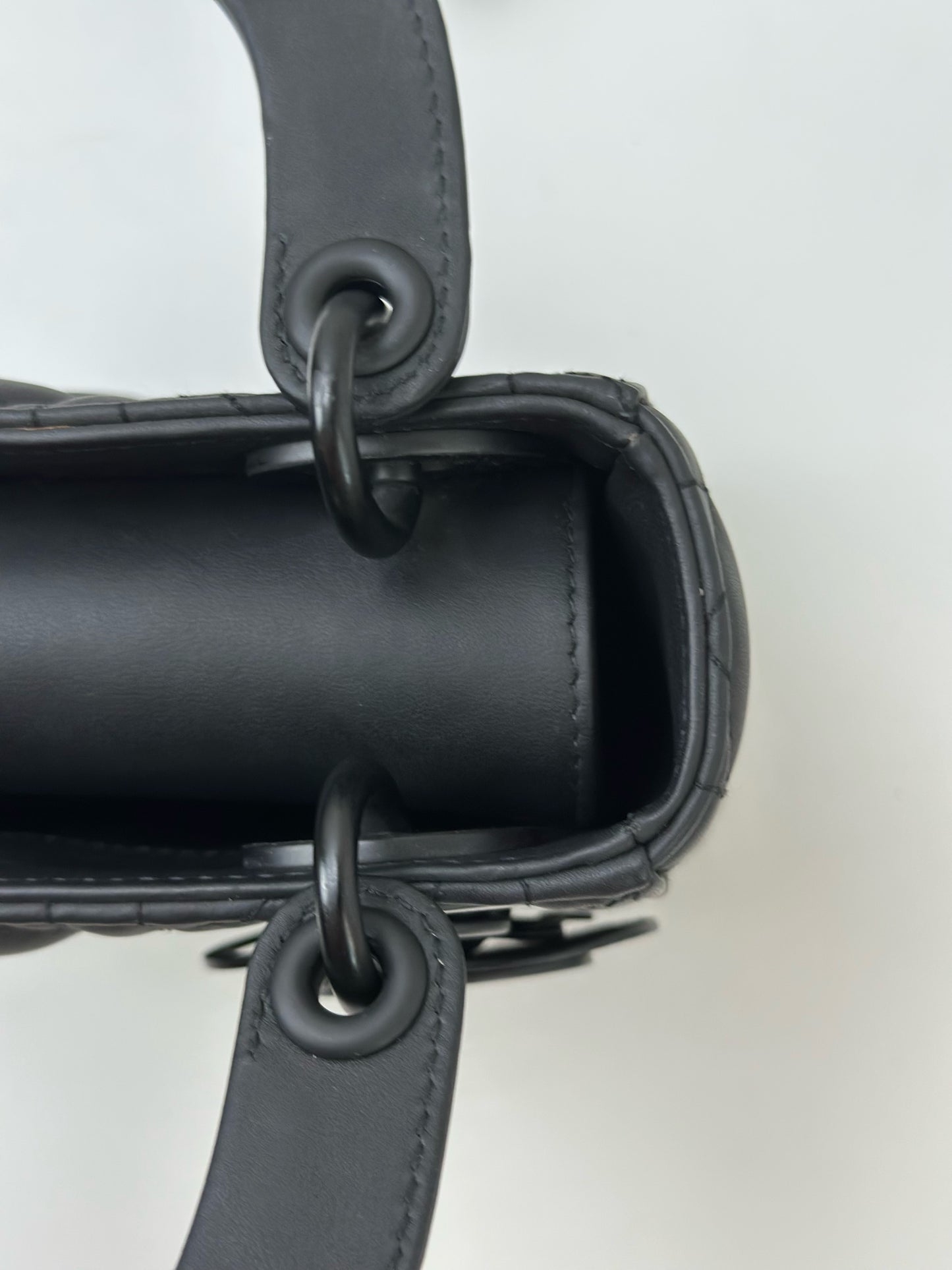 Dior - Lady Dior - Leather - Black - (small)