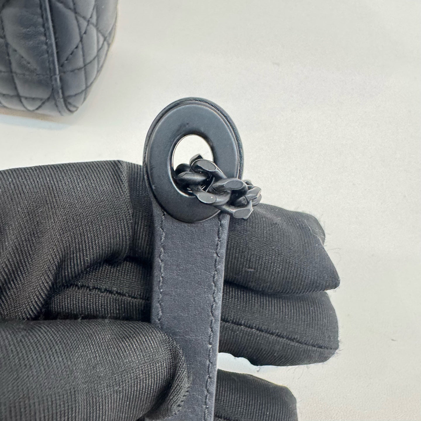 Dior - Lady Dior - Leather - Black - (small)