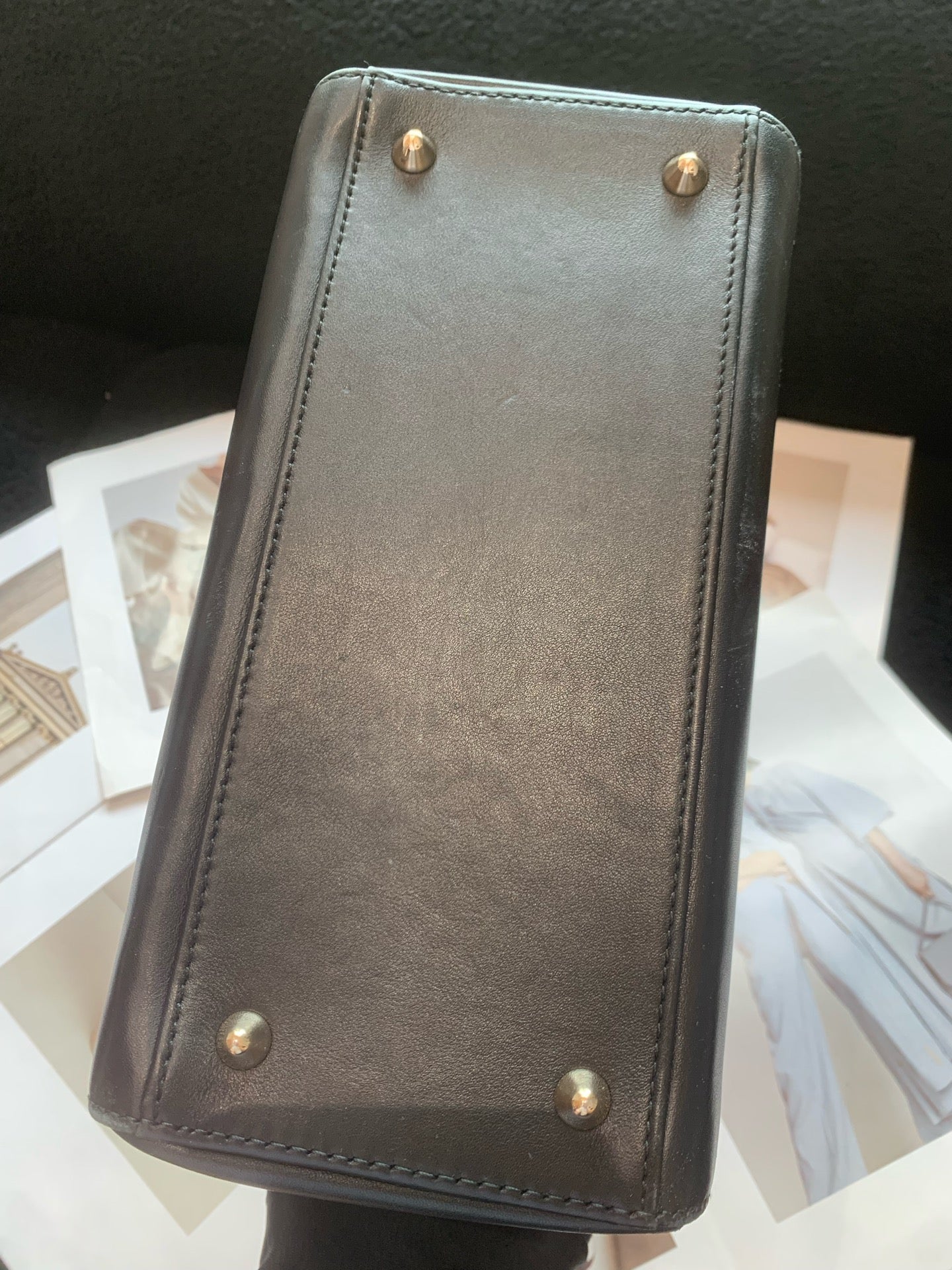 Dior - Lady Dior - Leather - Black - (small)