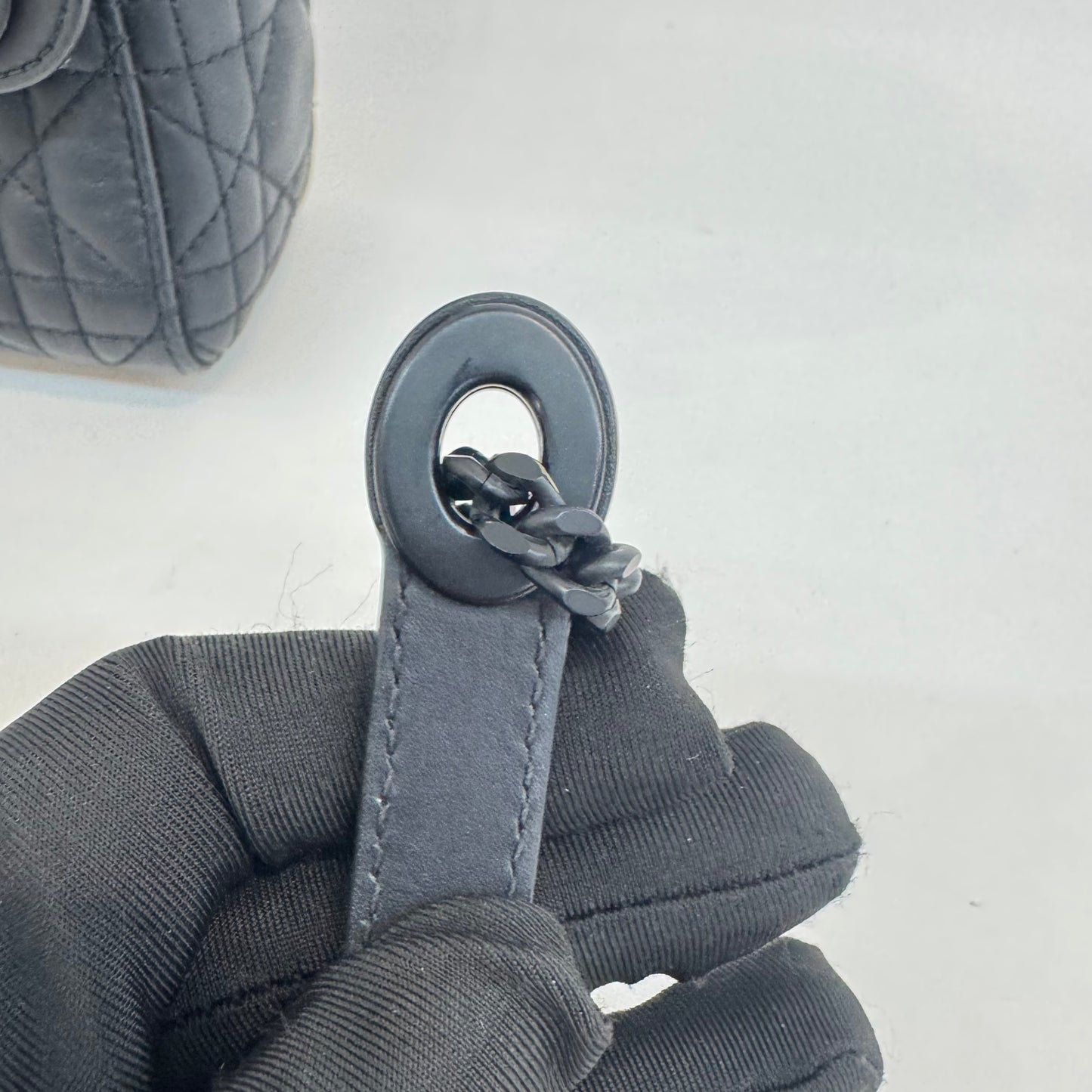 Dior - Lady Dior - Leather - Black - (small)