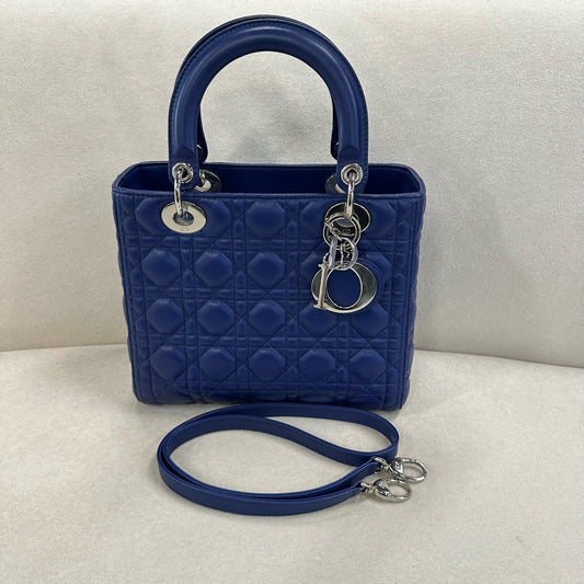 Dior - Lady Dior - Leather - Blue - (medium)