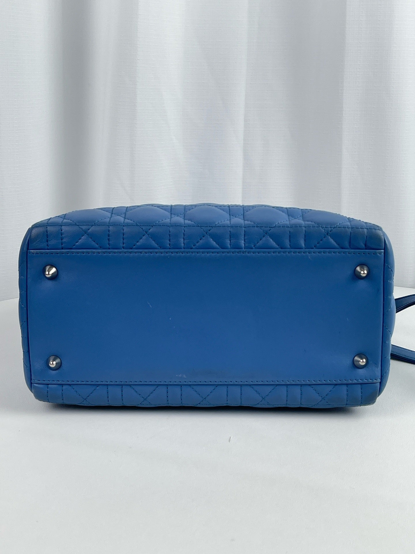 Dior - Lady Dior - Leather - Blue - (medium)
