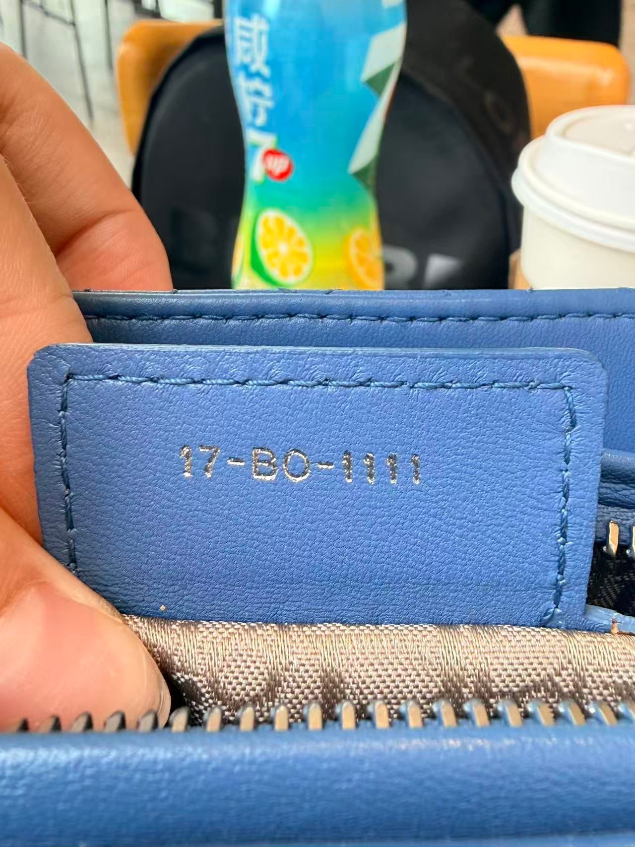 Dior - Lady Dior - Leather - Blue - (medium)