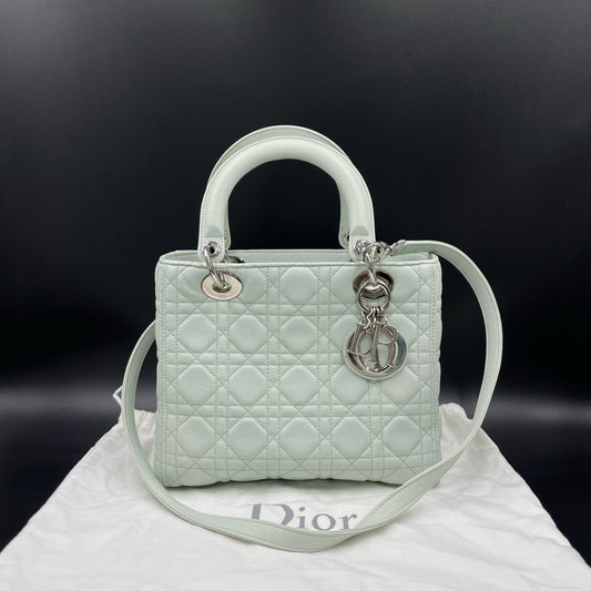 Dior - Lady Dior - Leather - Blue - (mini)