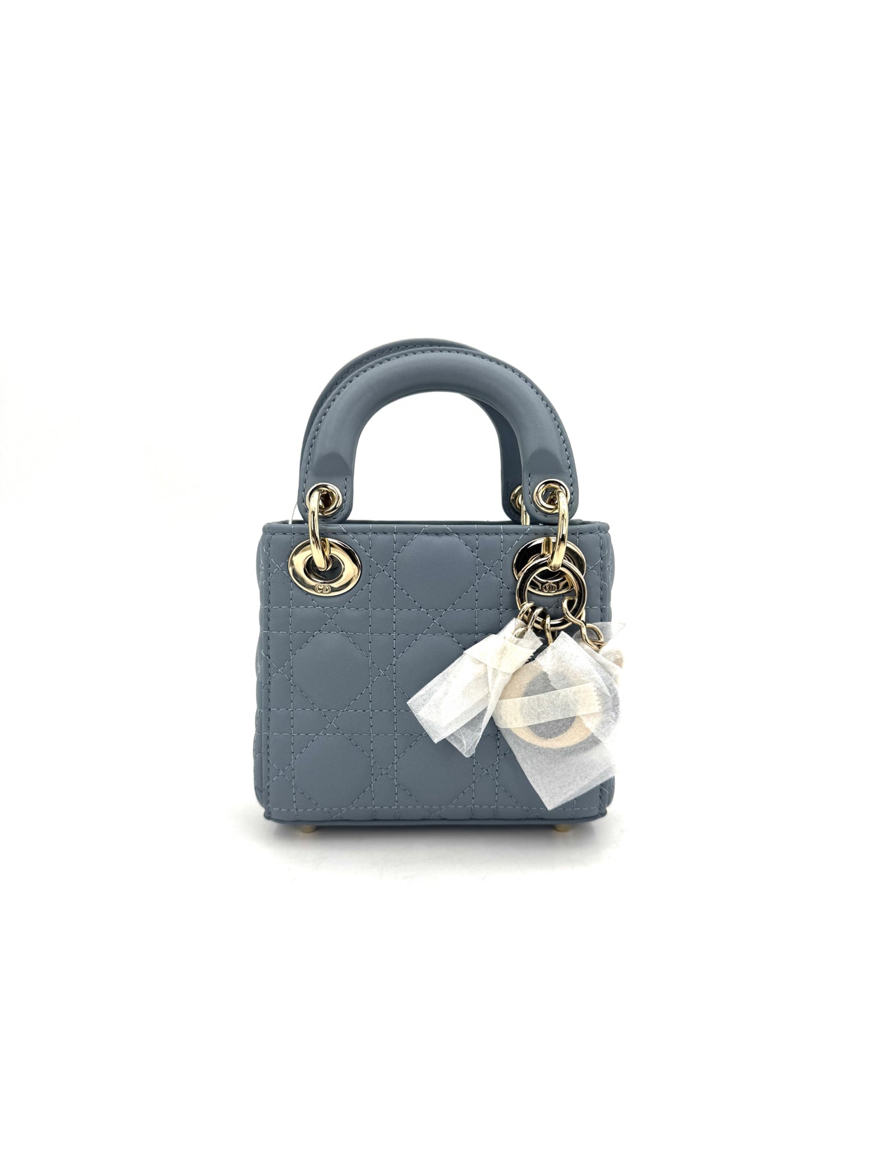 Dior - Lady Dior - Leather - Blue - (mini)