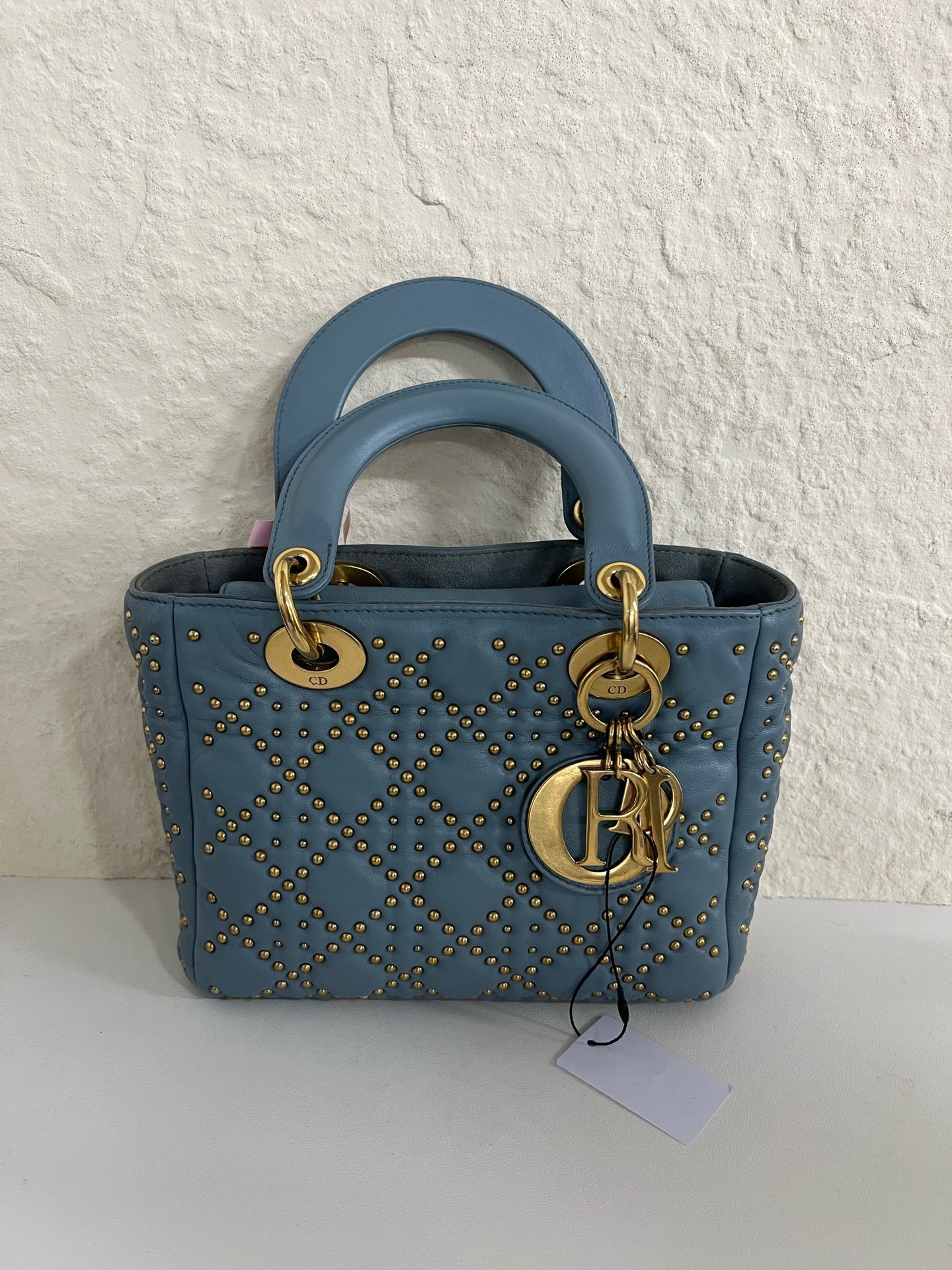 Dior - Lady Dior - Leather - Blue - (mini)
