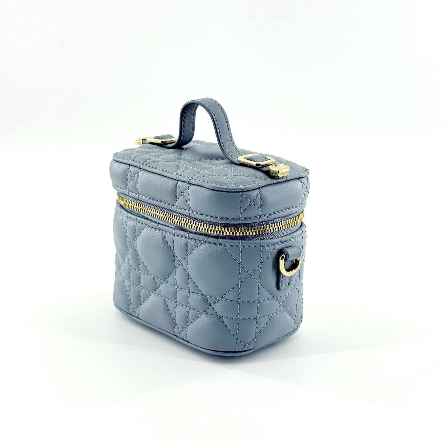 Dior - Lady Dior - Leather - Blue - (mini)