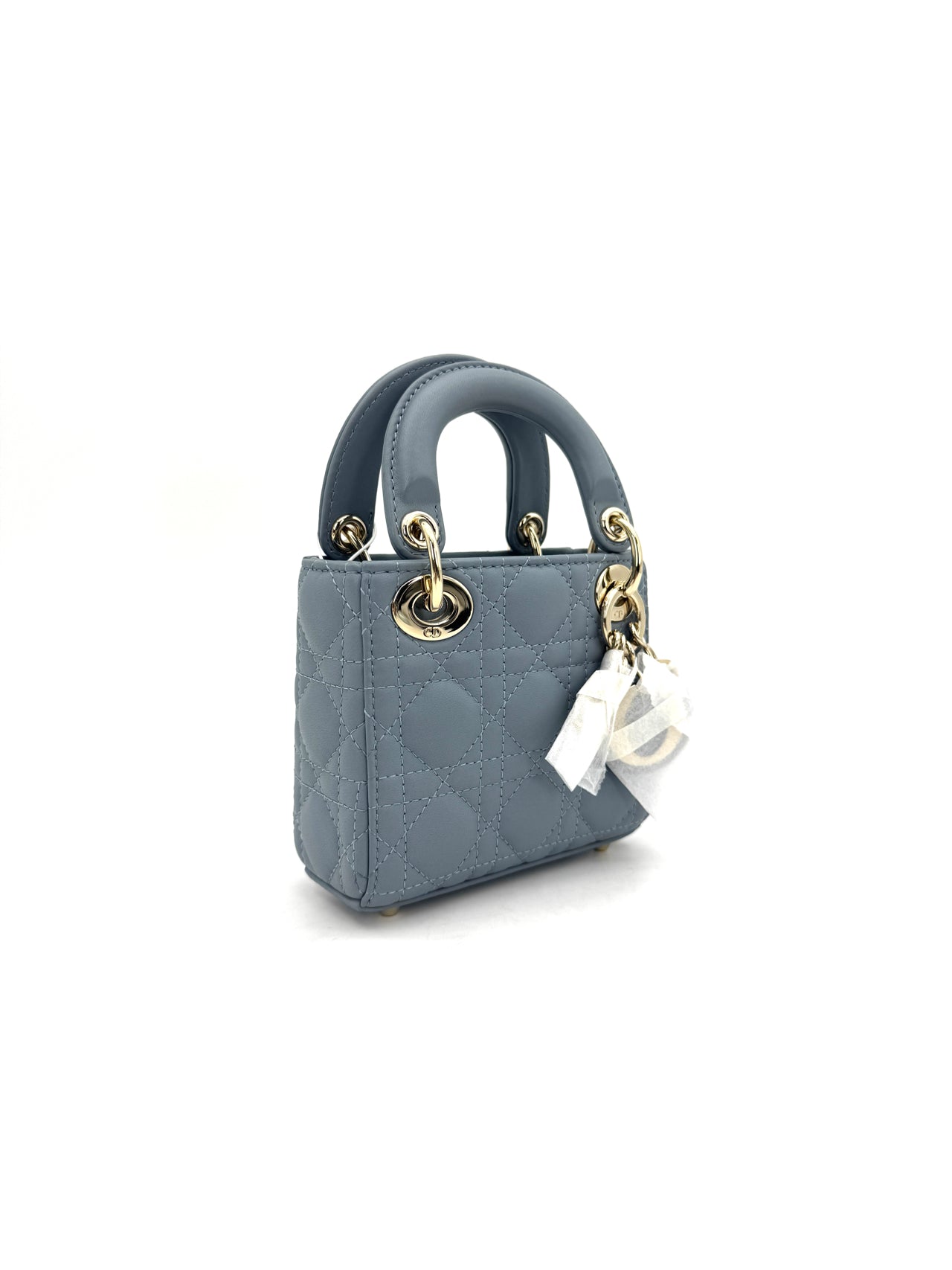 Dior - Lady Dior - Leather - Blue - (mini)