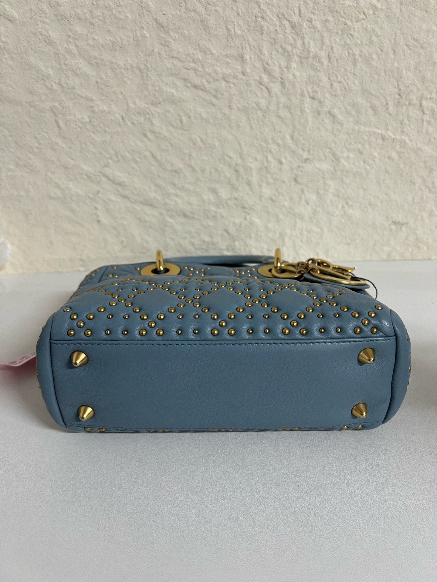 Dior - Lady Dior - Leather - Blue - (mini)