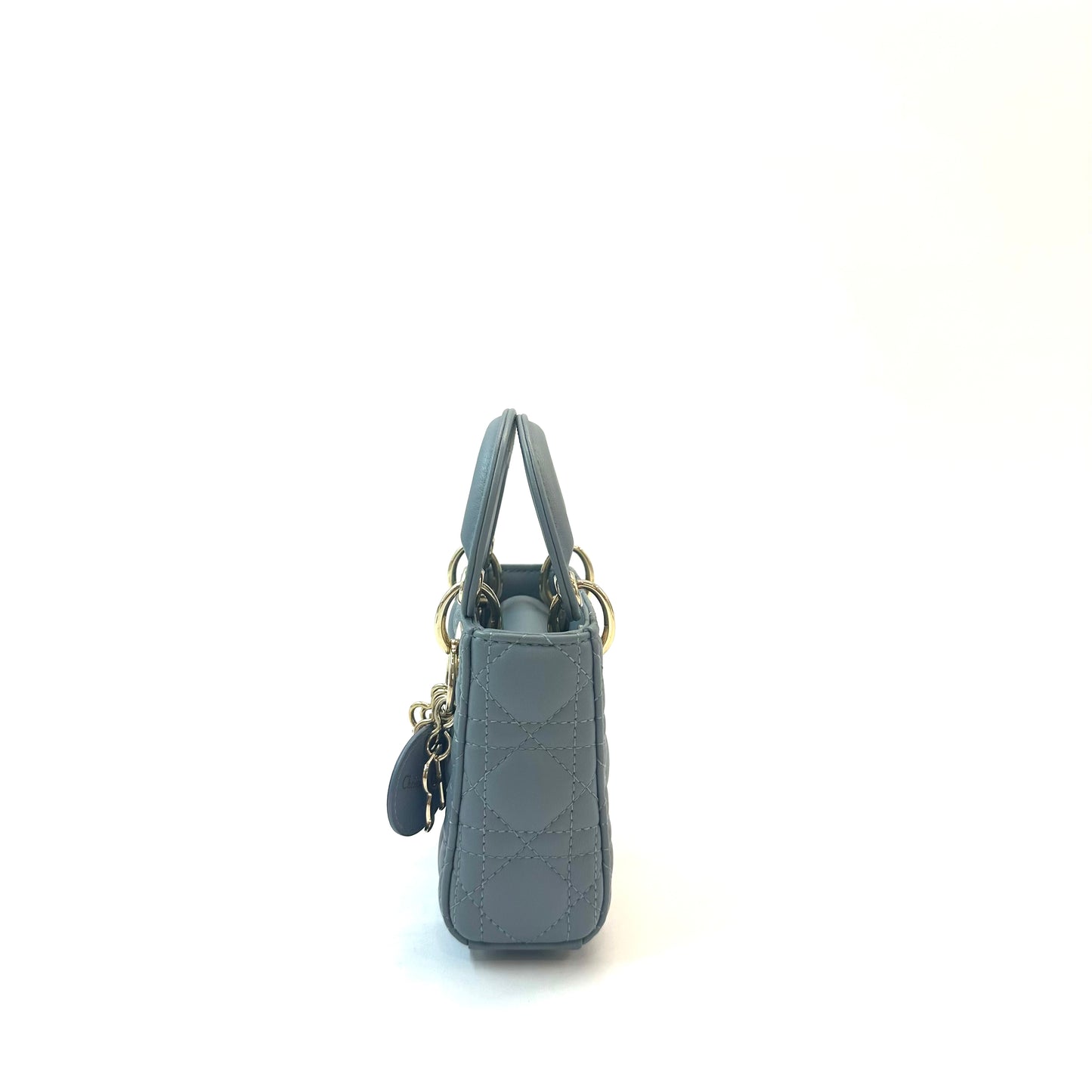 Dior - Lady Dior - Leather - Blue - (mini)