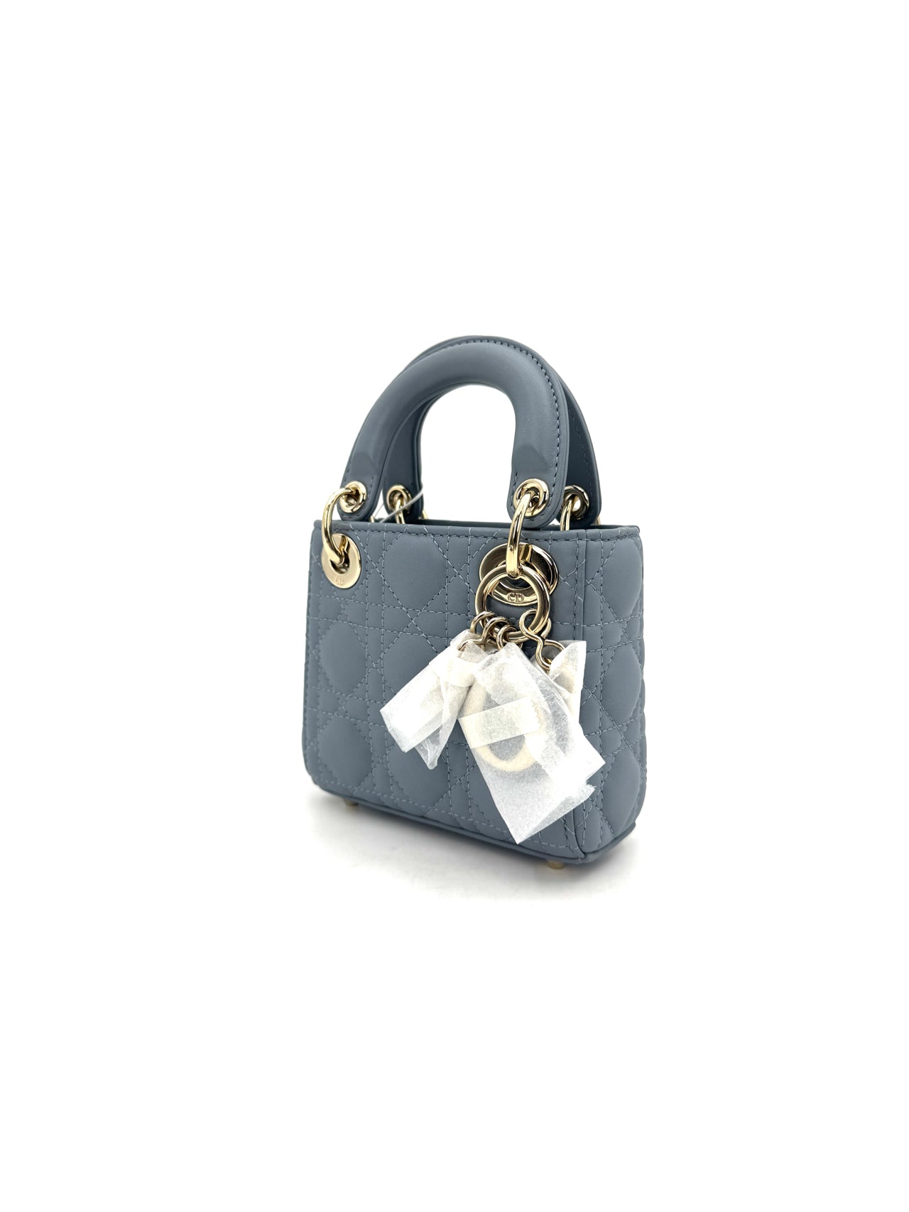 Dior - Lady Dior - Leather - Blue - (mini)