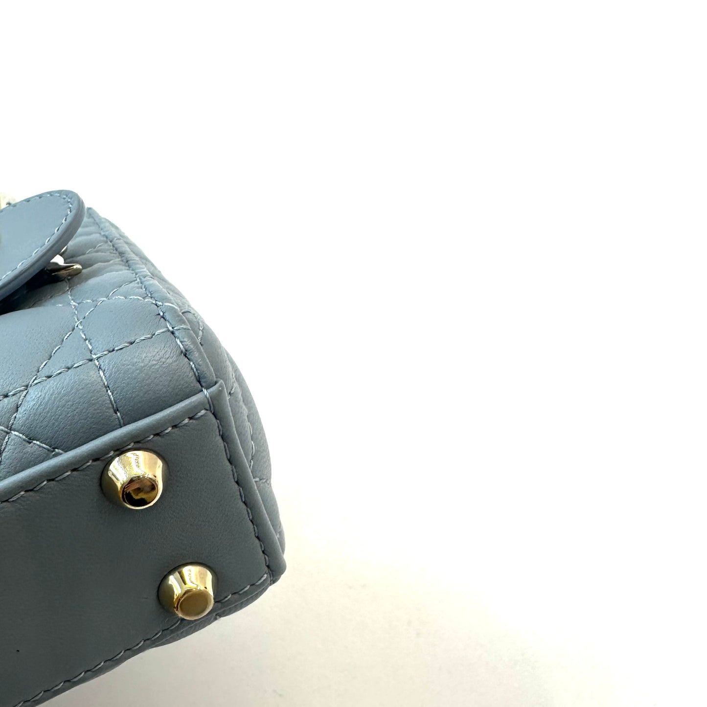 Dior - Lady Dior - Leather - Blue - (mini)