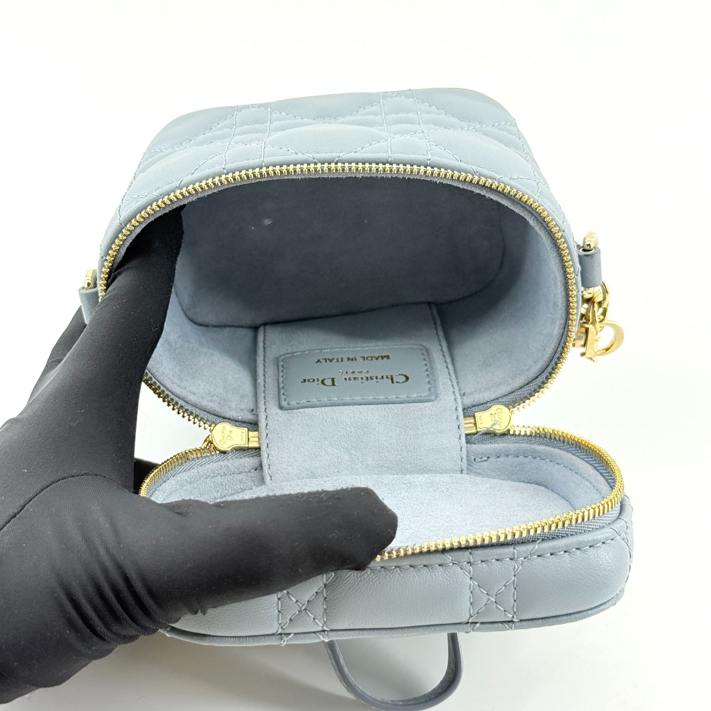 Dior - Lady Dior - Leather - Blue - (mini)