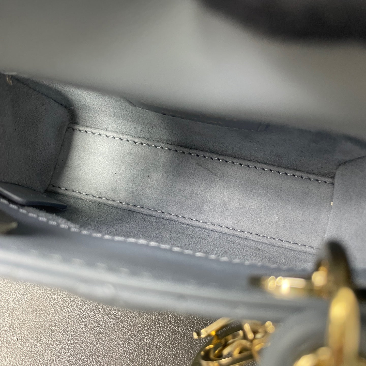 Dior - Lady Dior - Leather - Blue - (mini)
