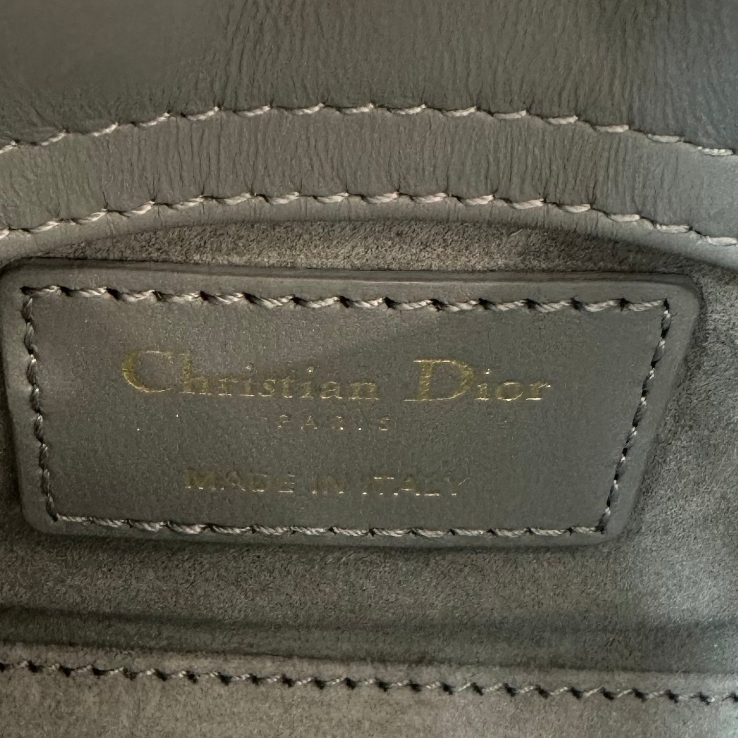 Dior - Lady Dior - Leather - Blue - (mini)