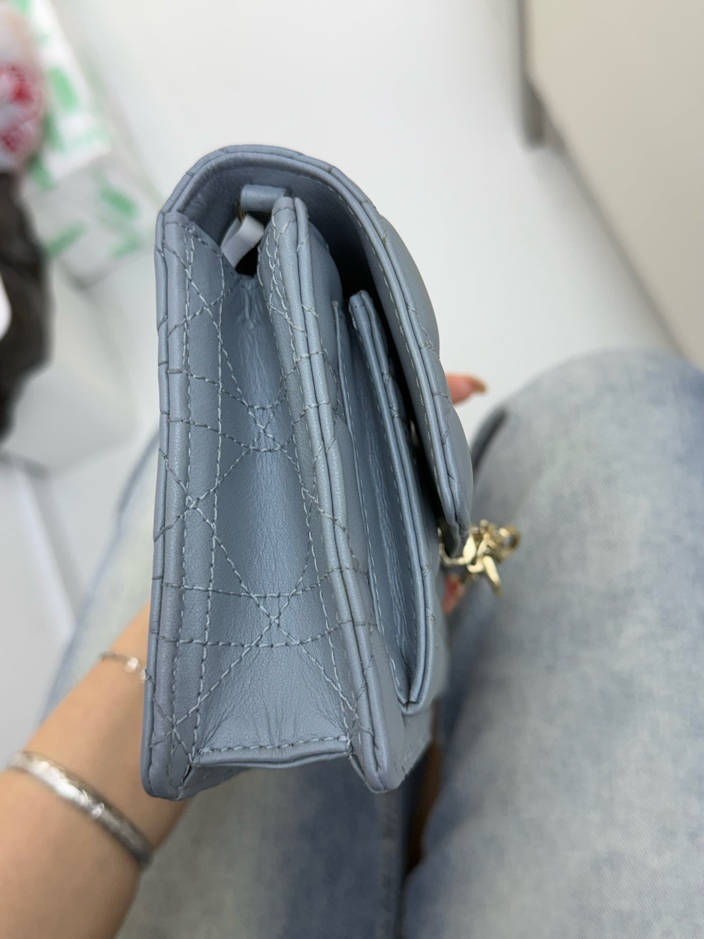Dior - Lady Dior - Leather - Blue - (mini)