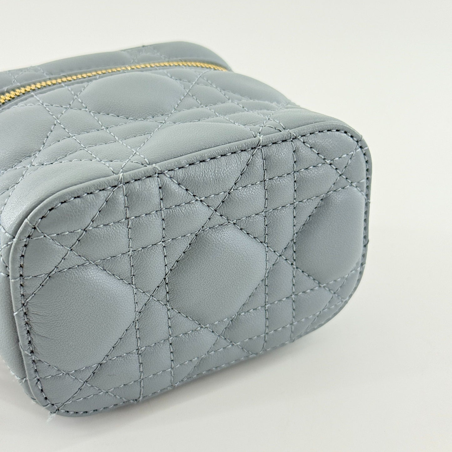 Dior - Lady Dior - Leather - Blue - (mini)
