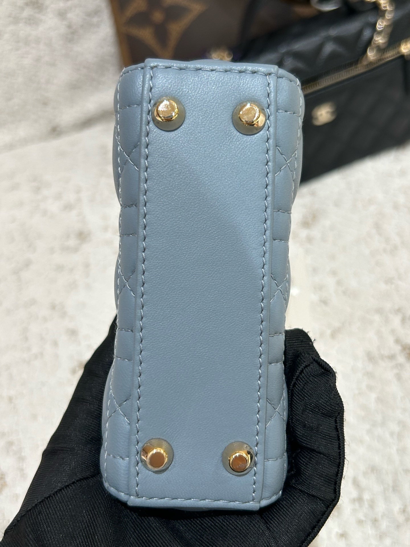 Dior - Lady Dior - Leather - Blue - (mini)