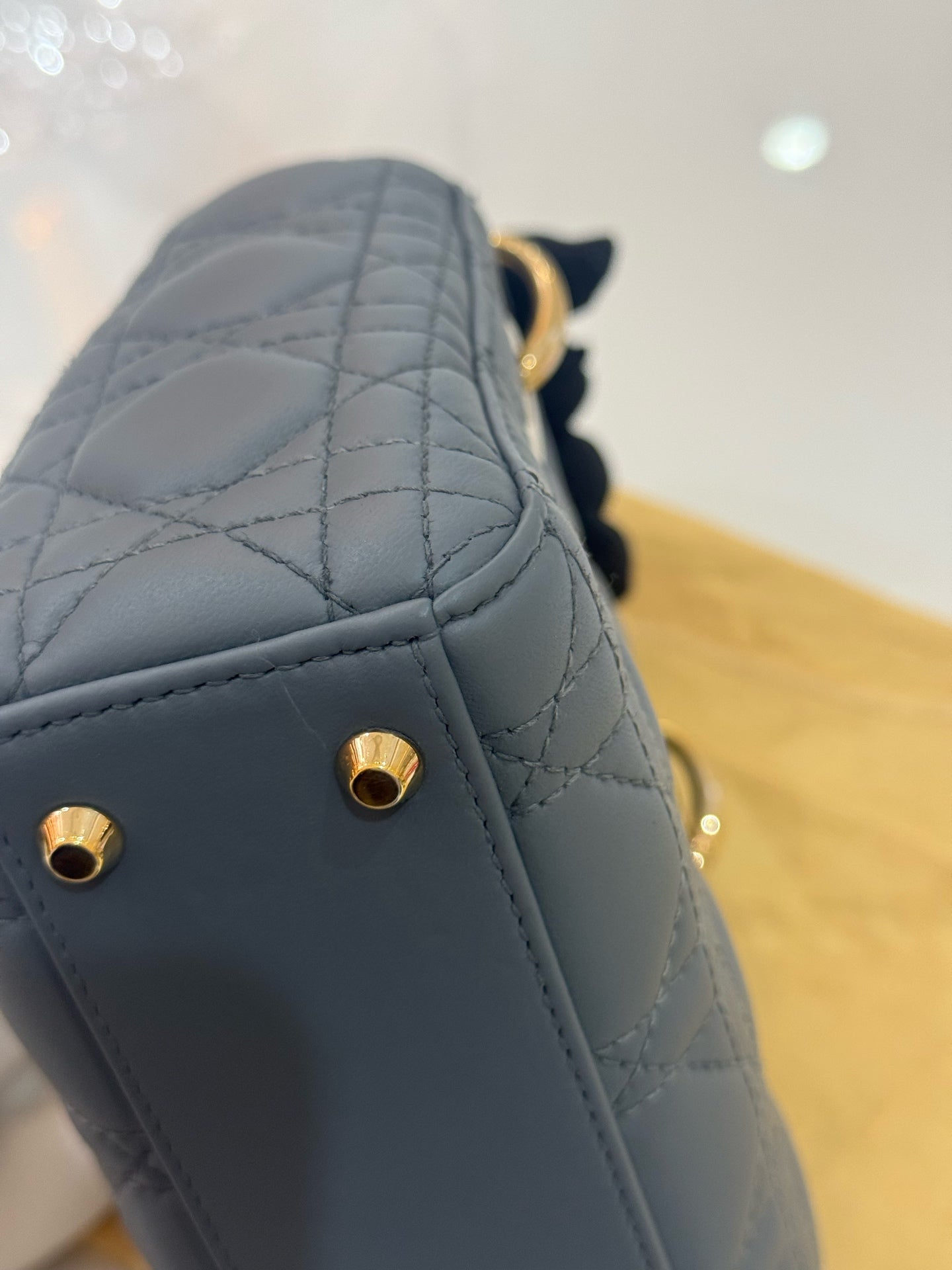 Dior - Lady Dior - Leather - Blue - (mini)