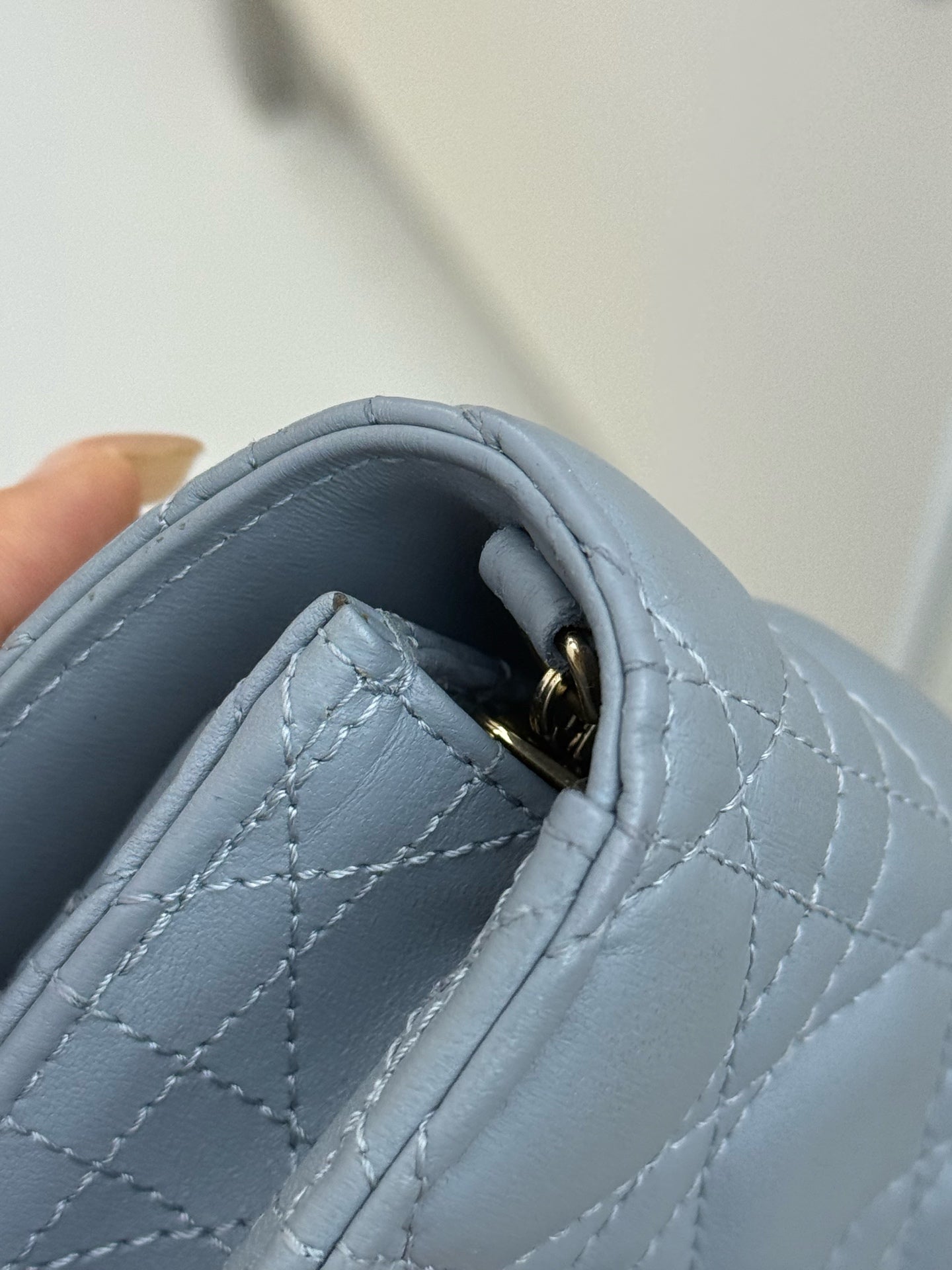 Dior - Lady Dior - Leather - Blue - (mini)
