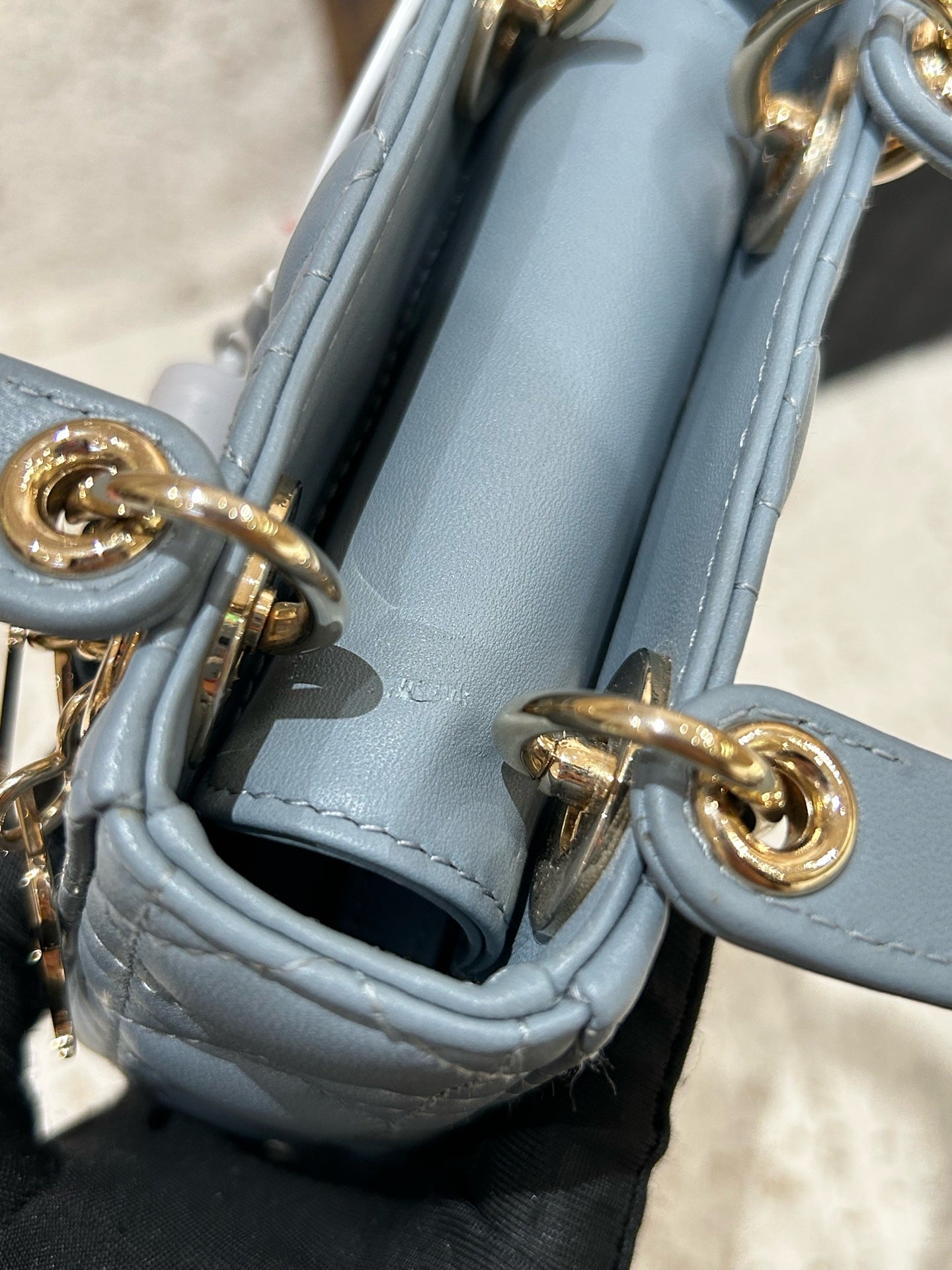 Dior - Lady Dior - Leather - Blue - (mini)