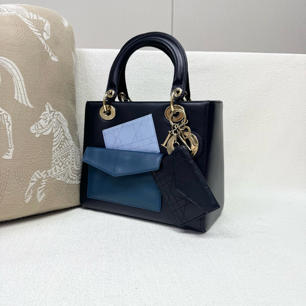 Dior - Lady Dior - Leather - Blue - (Other)