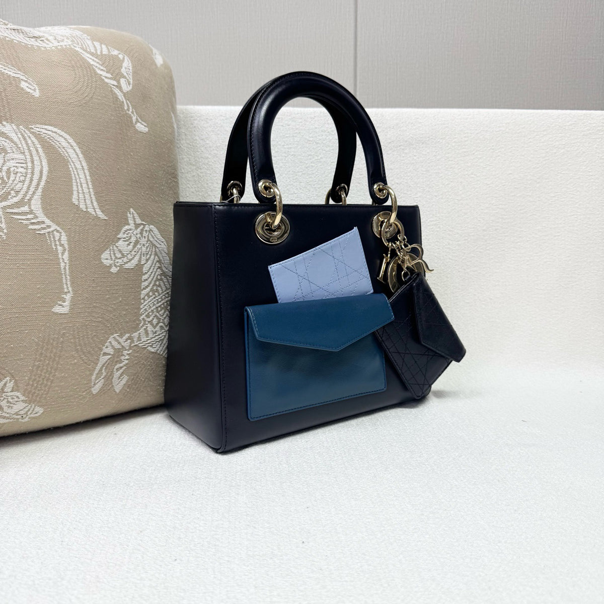Dior - Lady Dior - Leather - Blue - (Other)