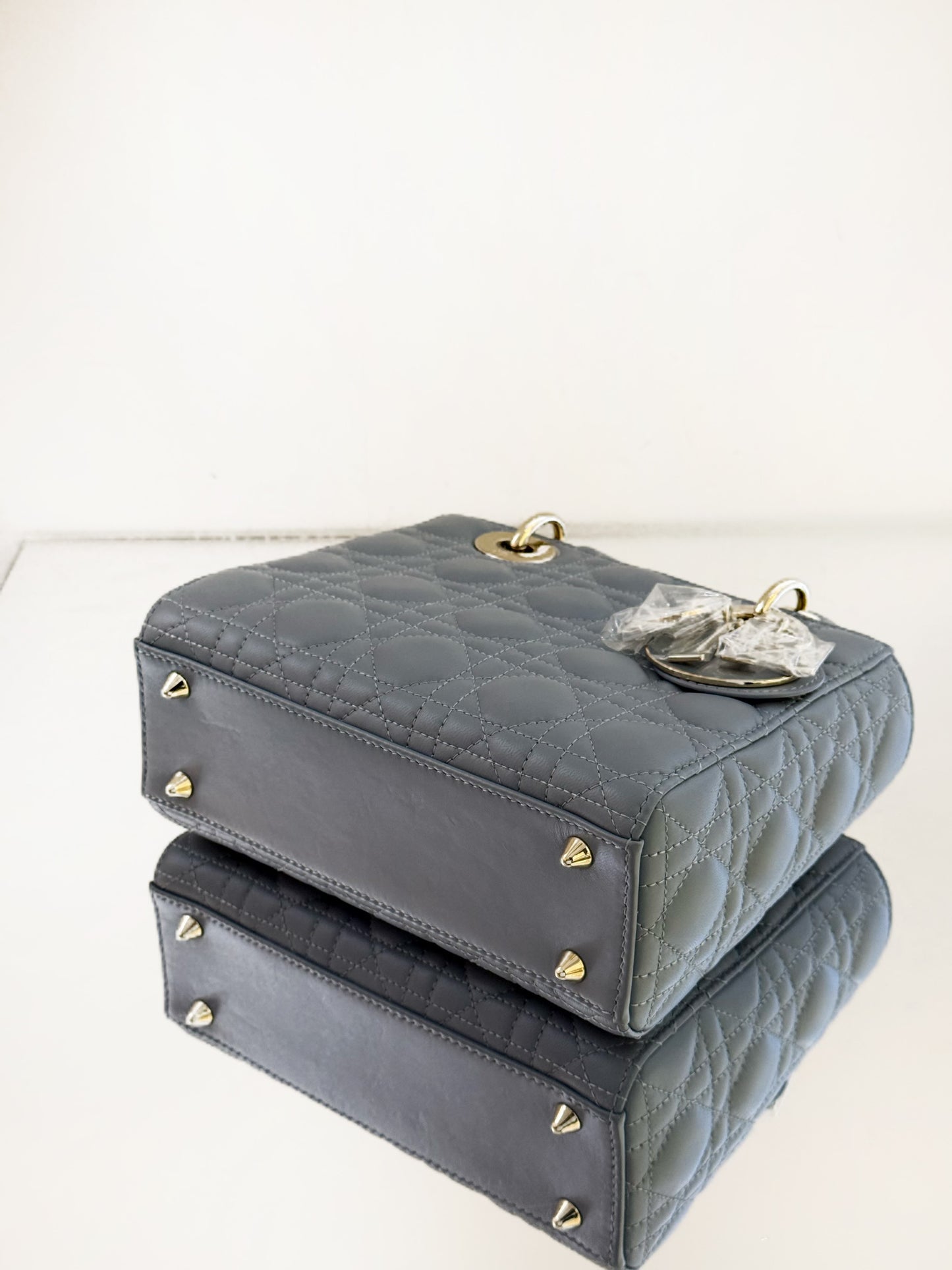 Dior - Lady Dior - Leather - Blue - (small)
