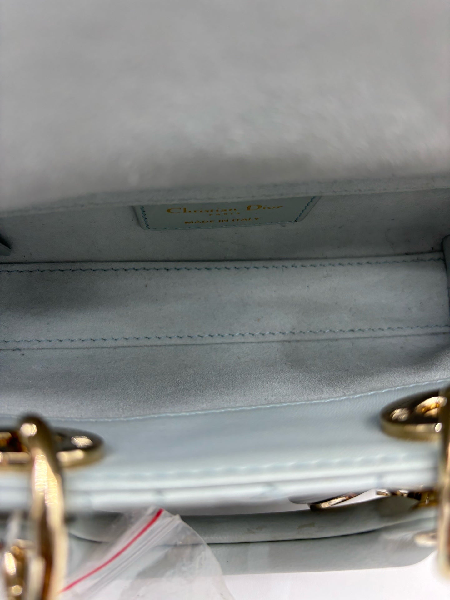 Dior - Lady Dior - Leather - Blue - (small)