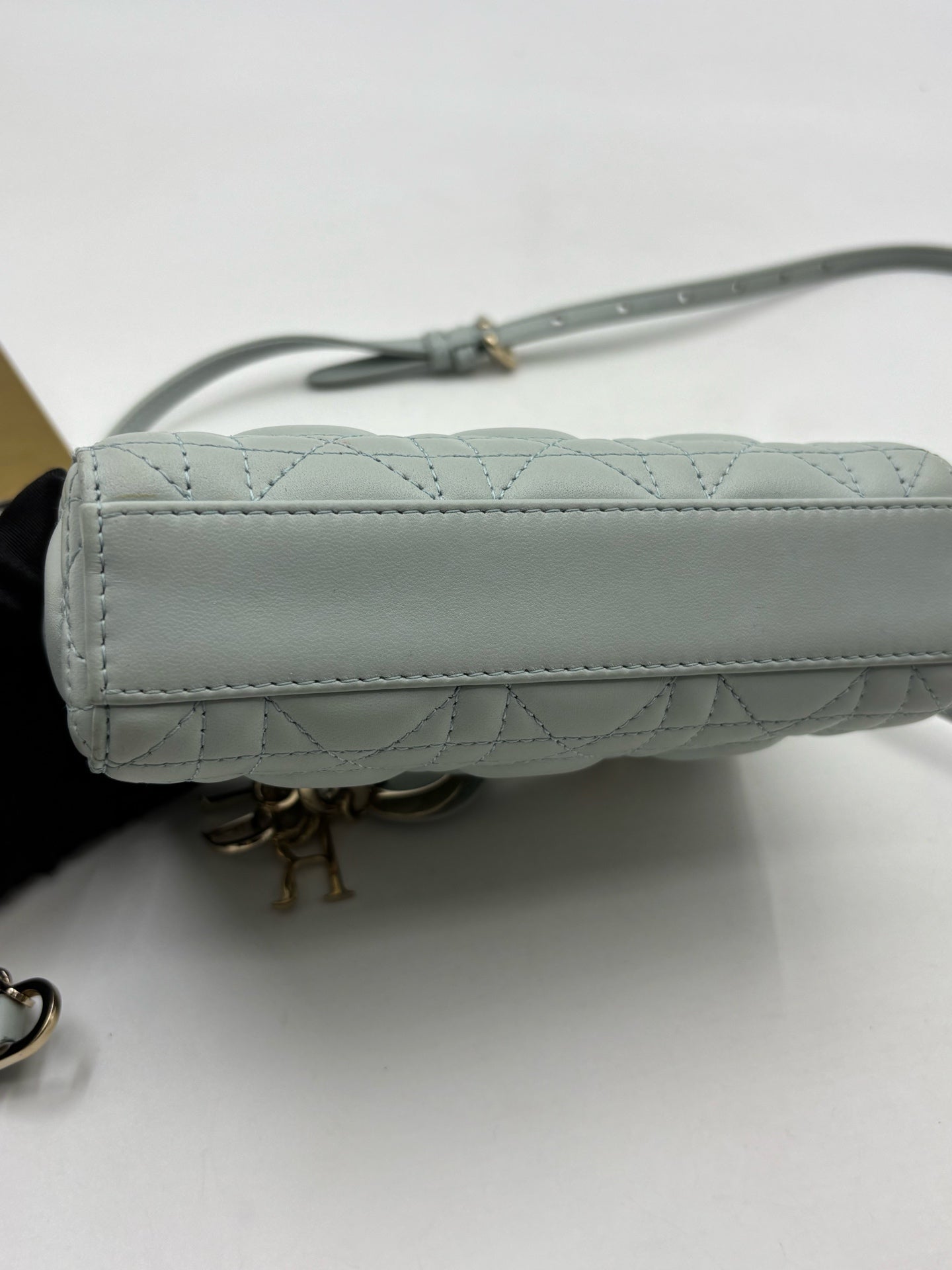 Dior - Lady Dior - Leather - Blue - (small)