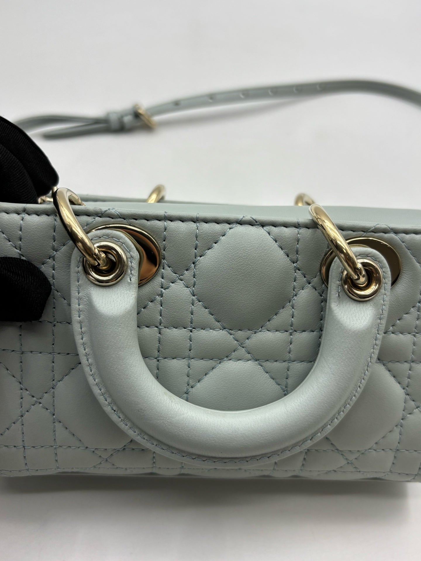 Dior - Lady Dior - Leather - Blue - (small)