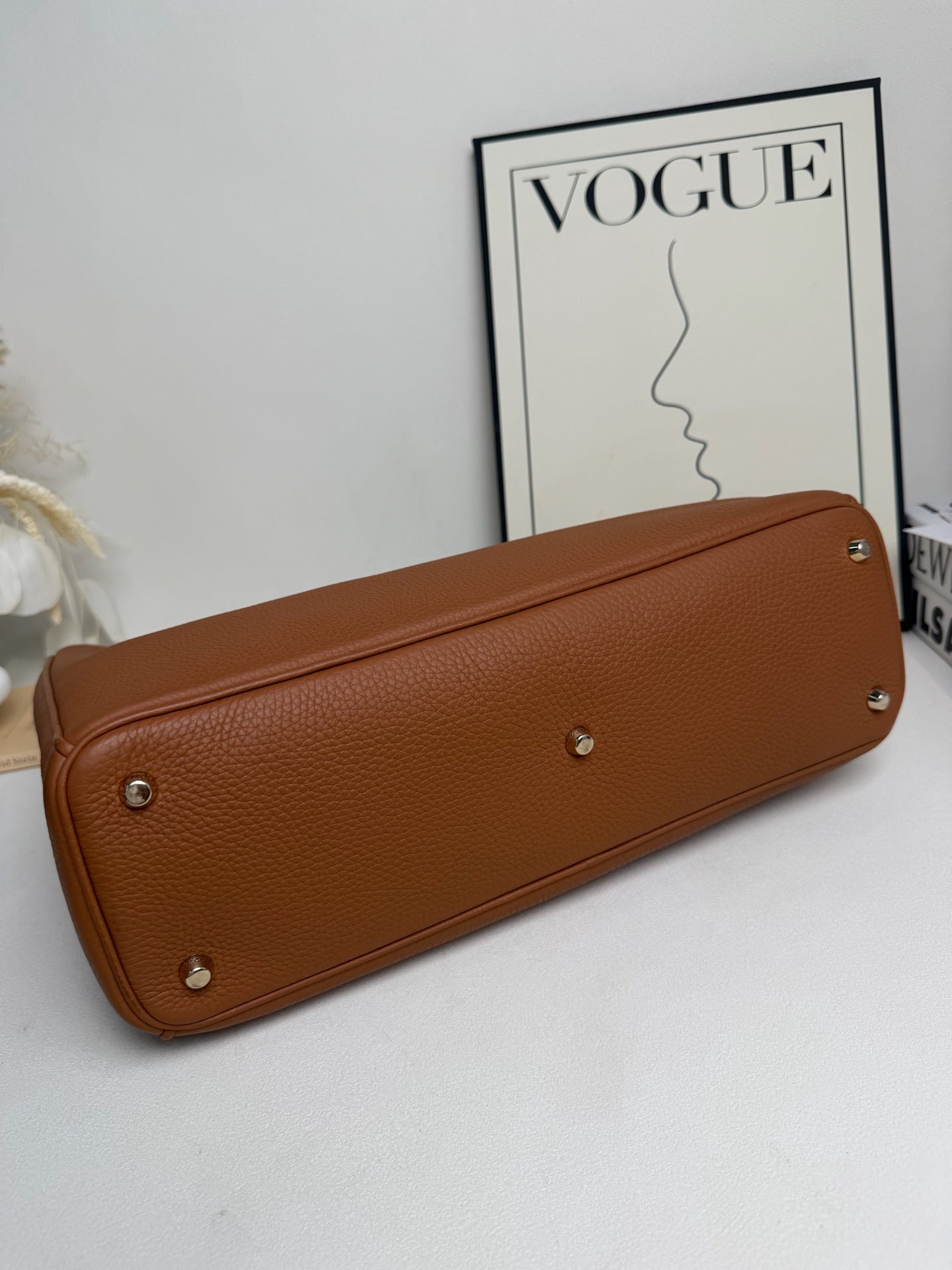 Dior - Lady Dior - Leather - Brown - (large)