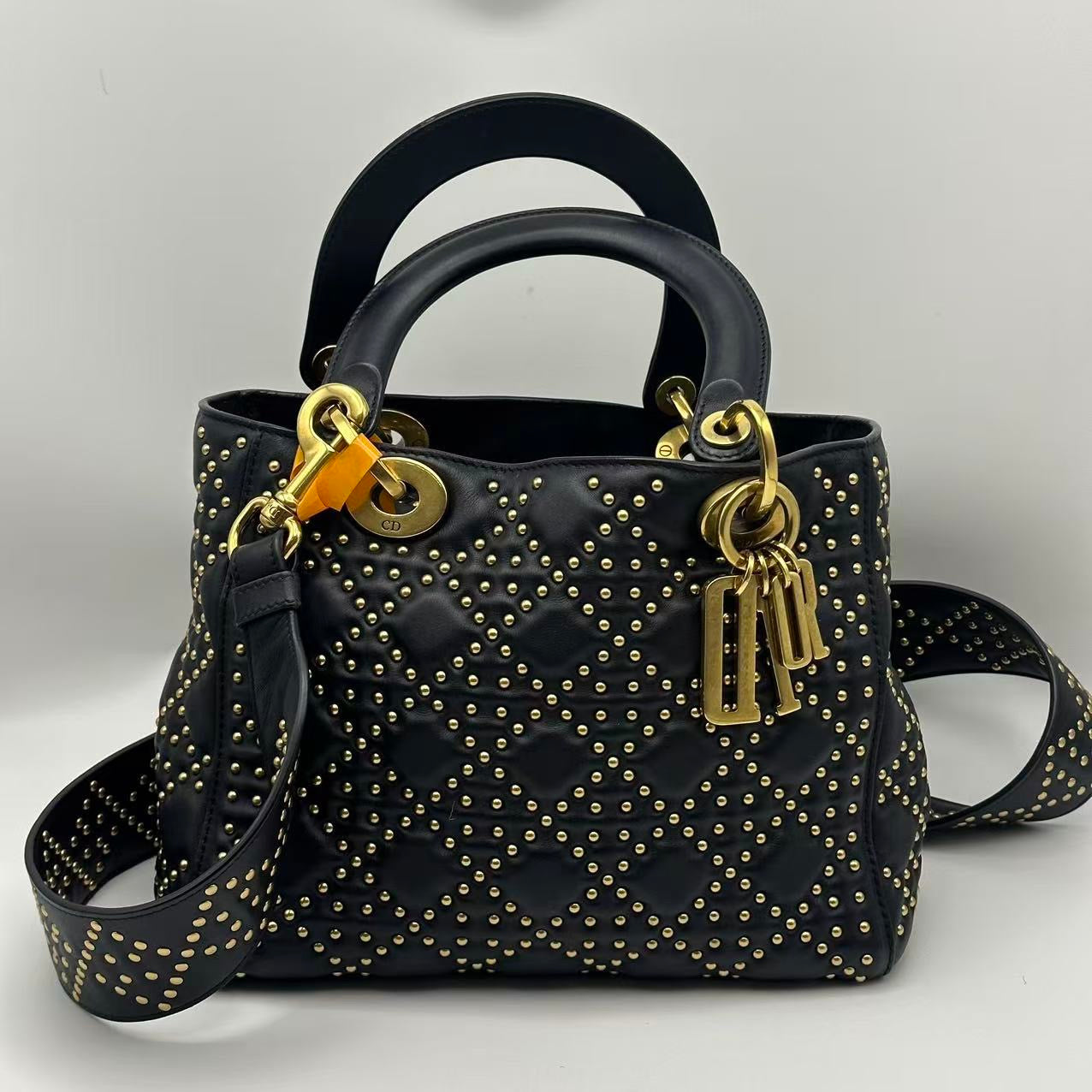 Dior - Lady Dior - Leather - Brown - (medium)