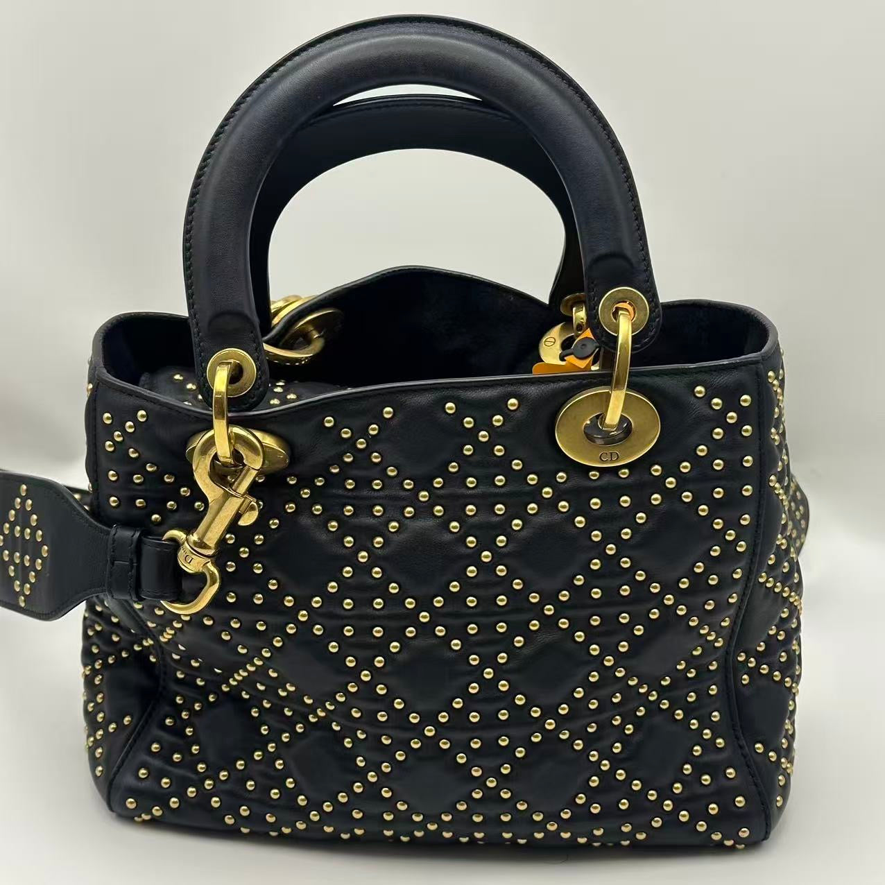 Dior - Lady Dior - Leather - Brown - (medium)