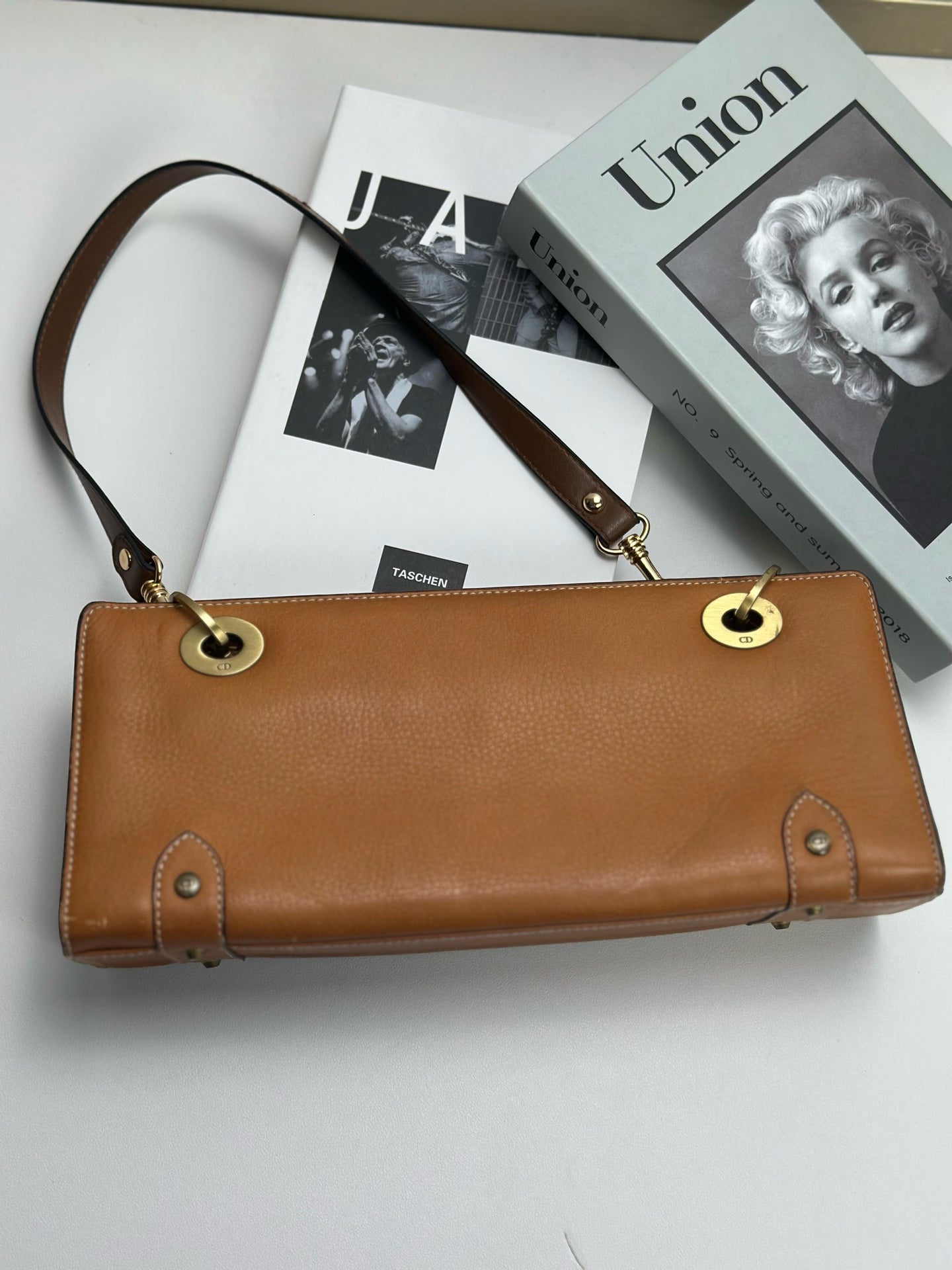 Dior - Lady Dior - Leather - Camel - (mini)
