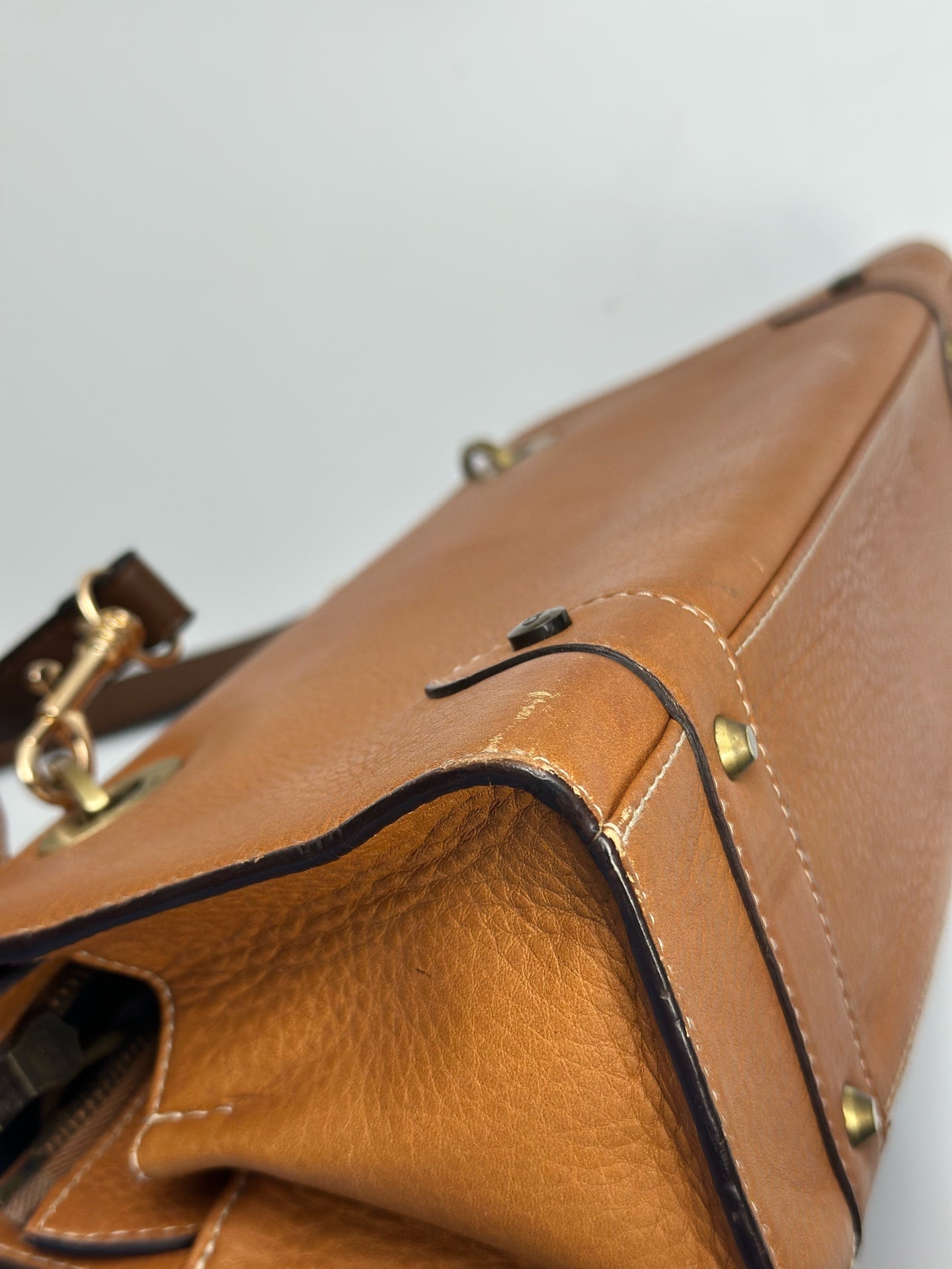 Dior - Lady Dior - Leather - Camel - (mini)