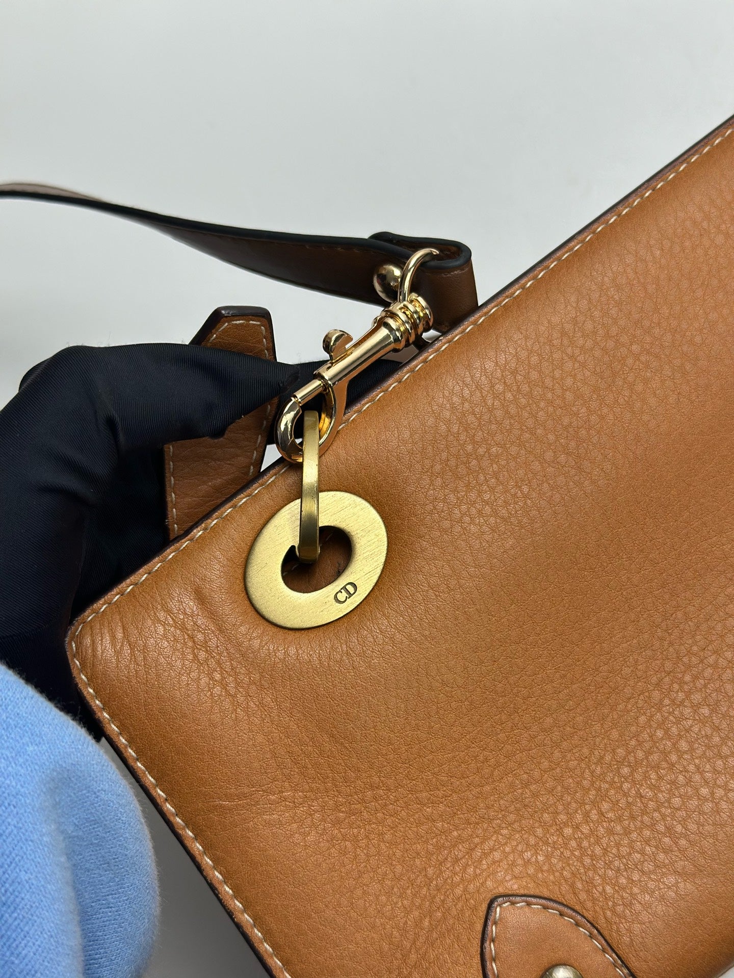 Dior - Lady Dior - Leather - Camel - (mini)