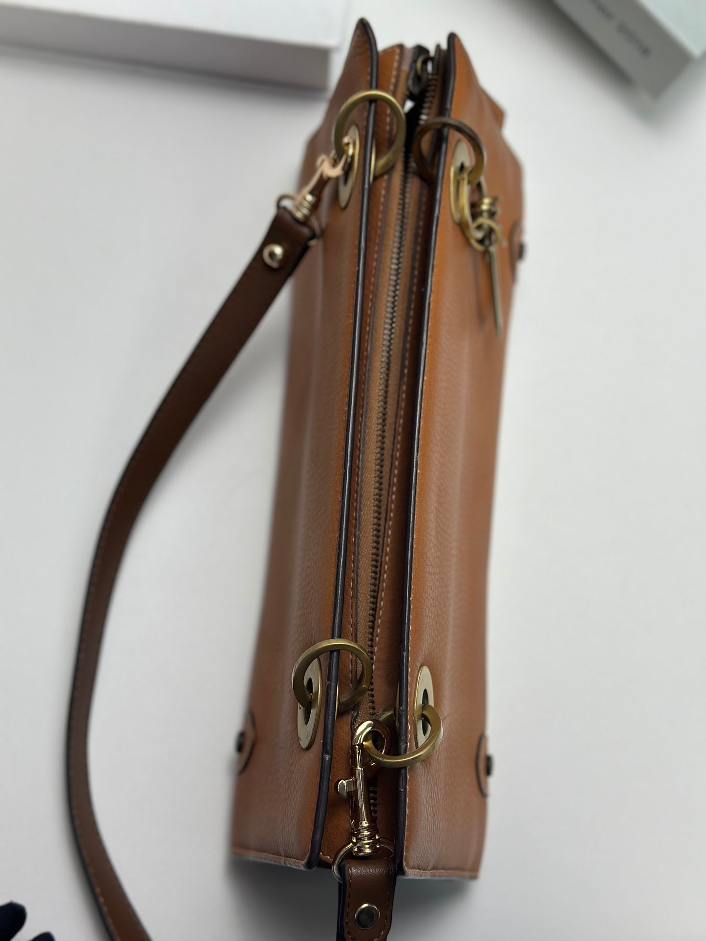 Dior - Lady Dior - Leather - Camel - (small)
