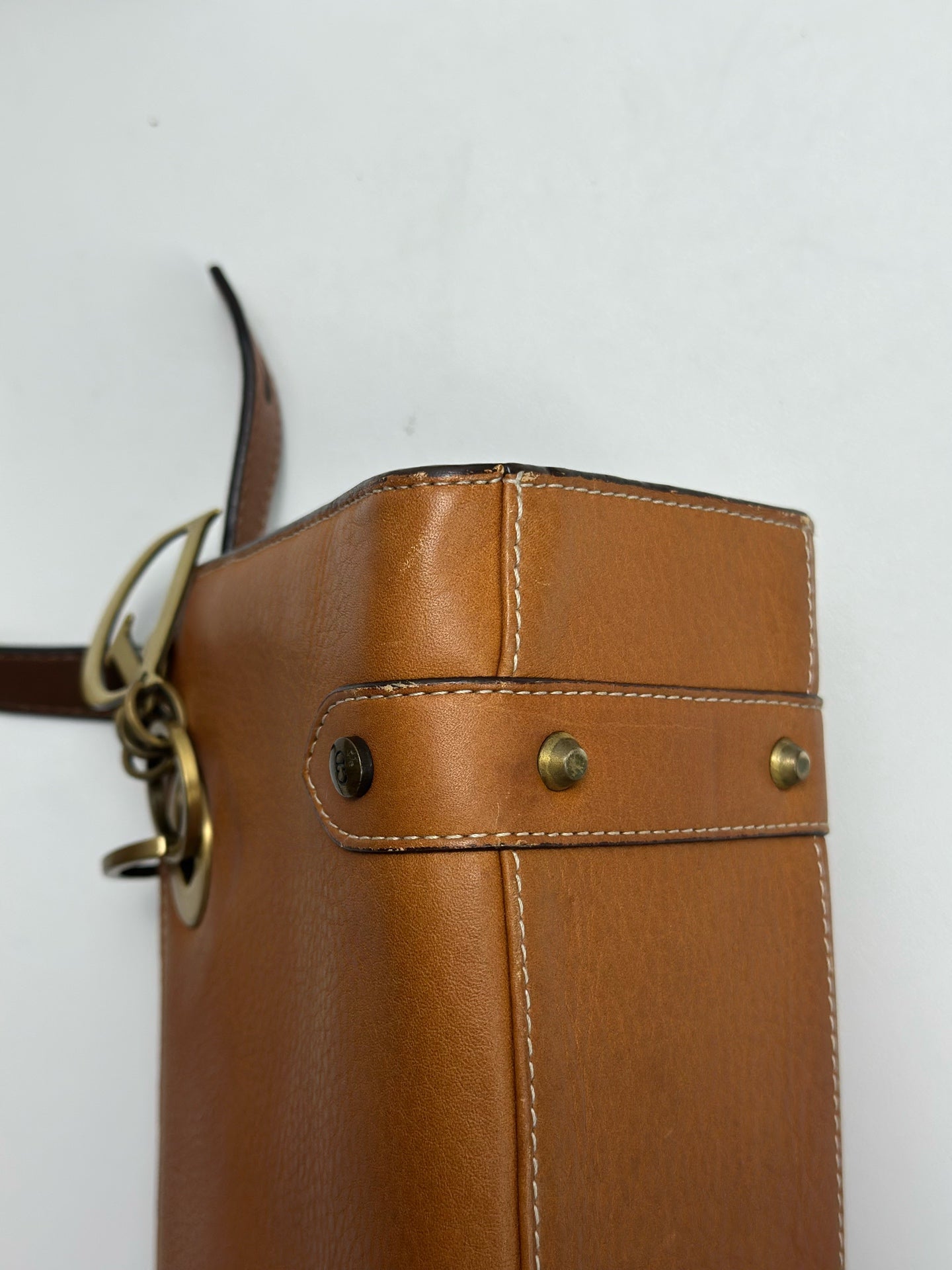 Dior - Lady Dior - Leather - Camel - (small)