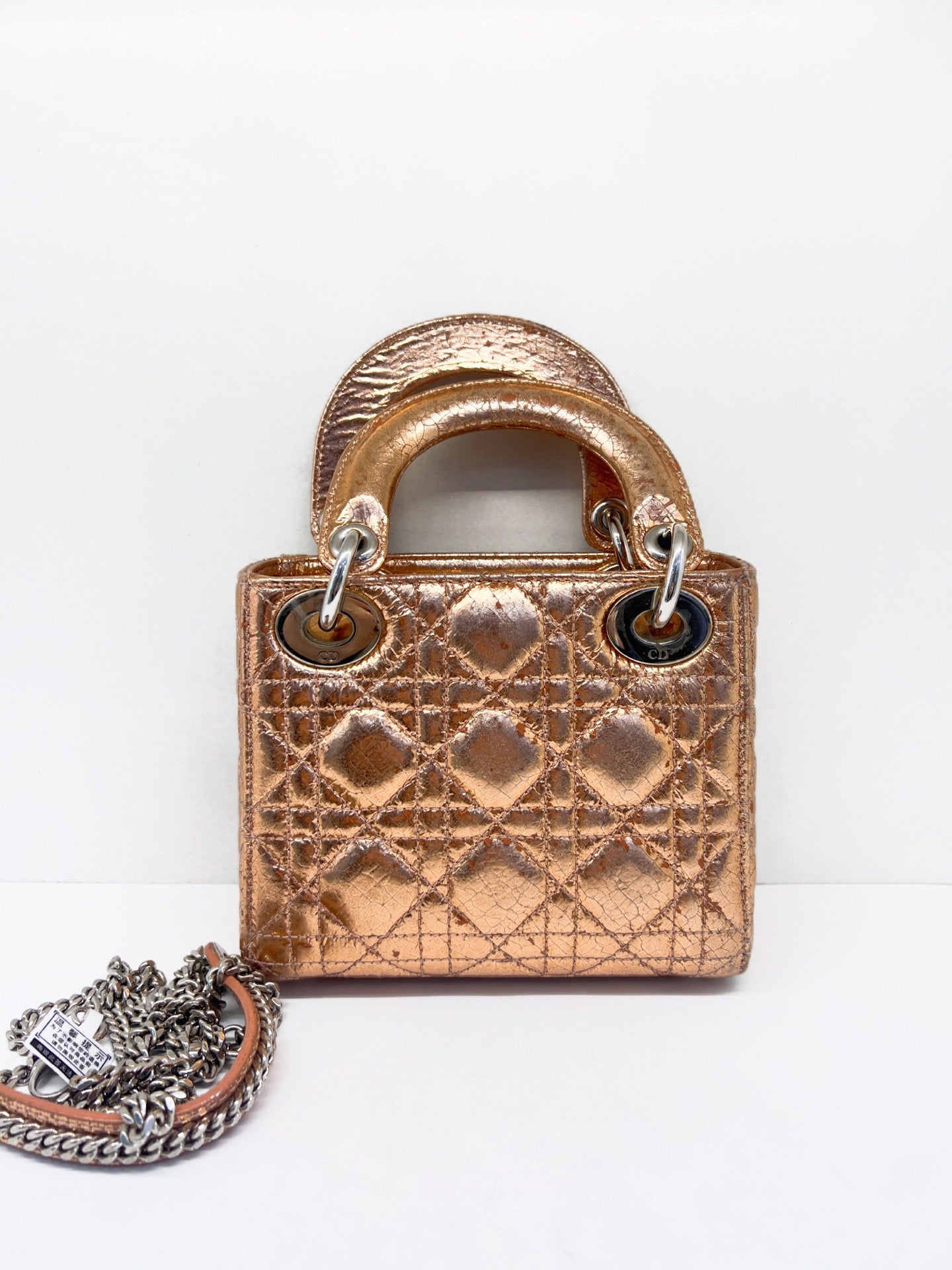 Dior - Lady Dior - Leather - Gold - (mini)